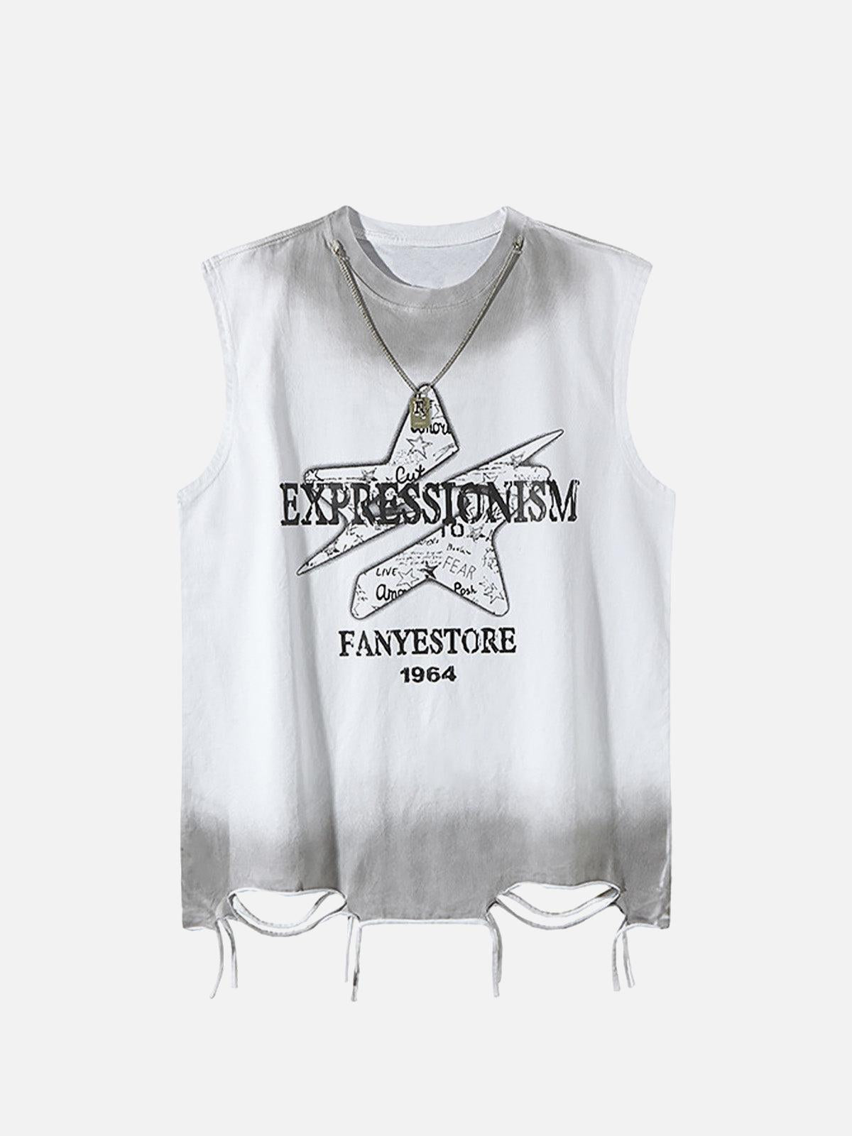 Concert Outfit Street Star Graphic Vest