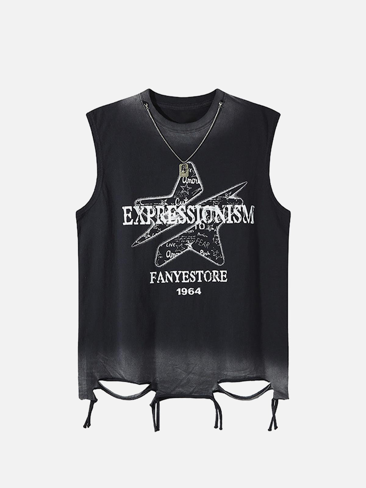 Concert Outfit Street Star Graphic Vest