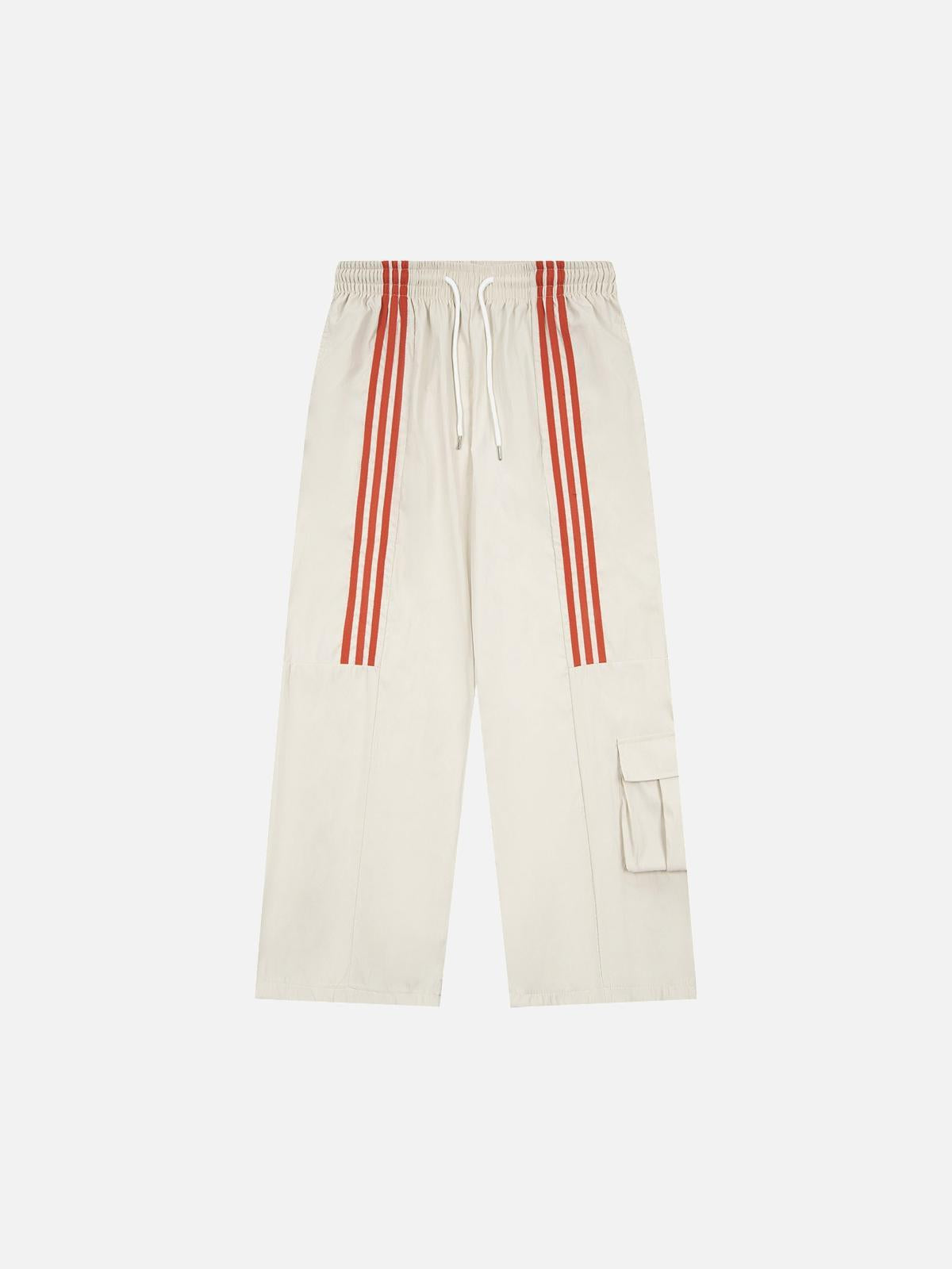 Concert Outfit Striped Draped Sweatpants
