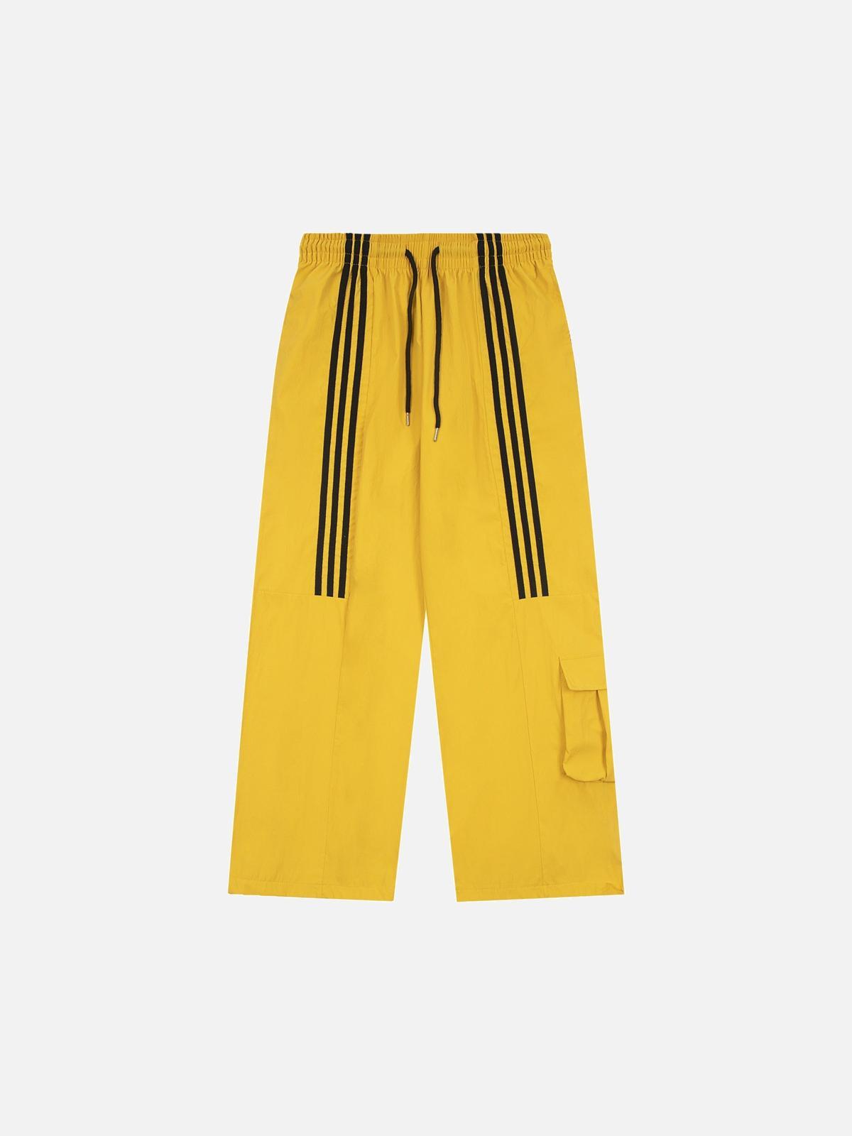 Concert Outfit Striped Draped Sweatpants Concert Outfit Striped Draped Sweatpants