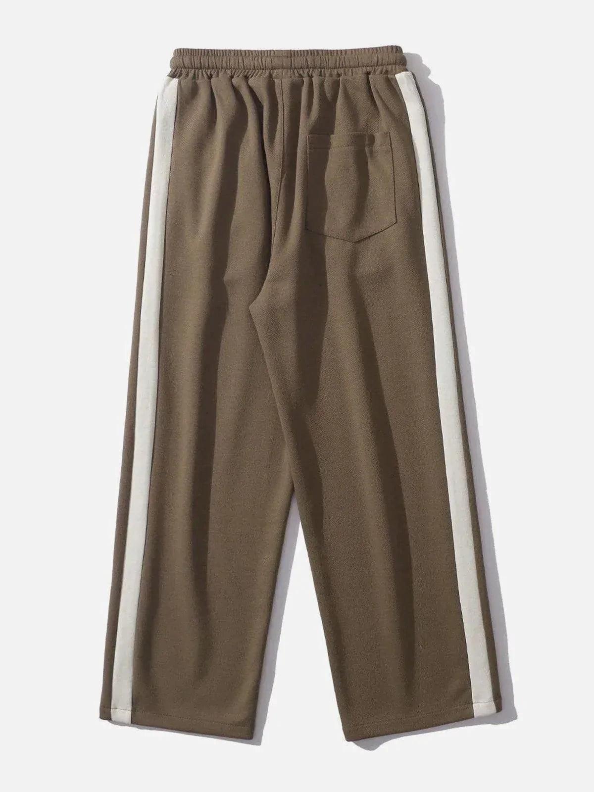 Concert Outfit Striped Patchwork Pants