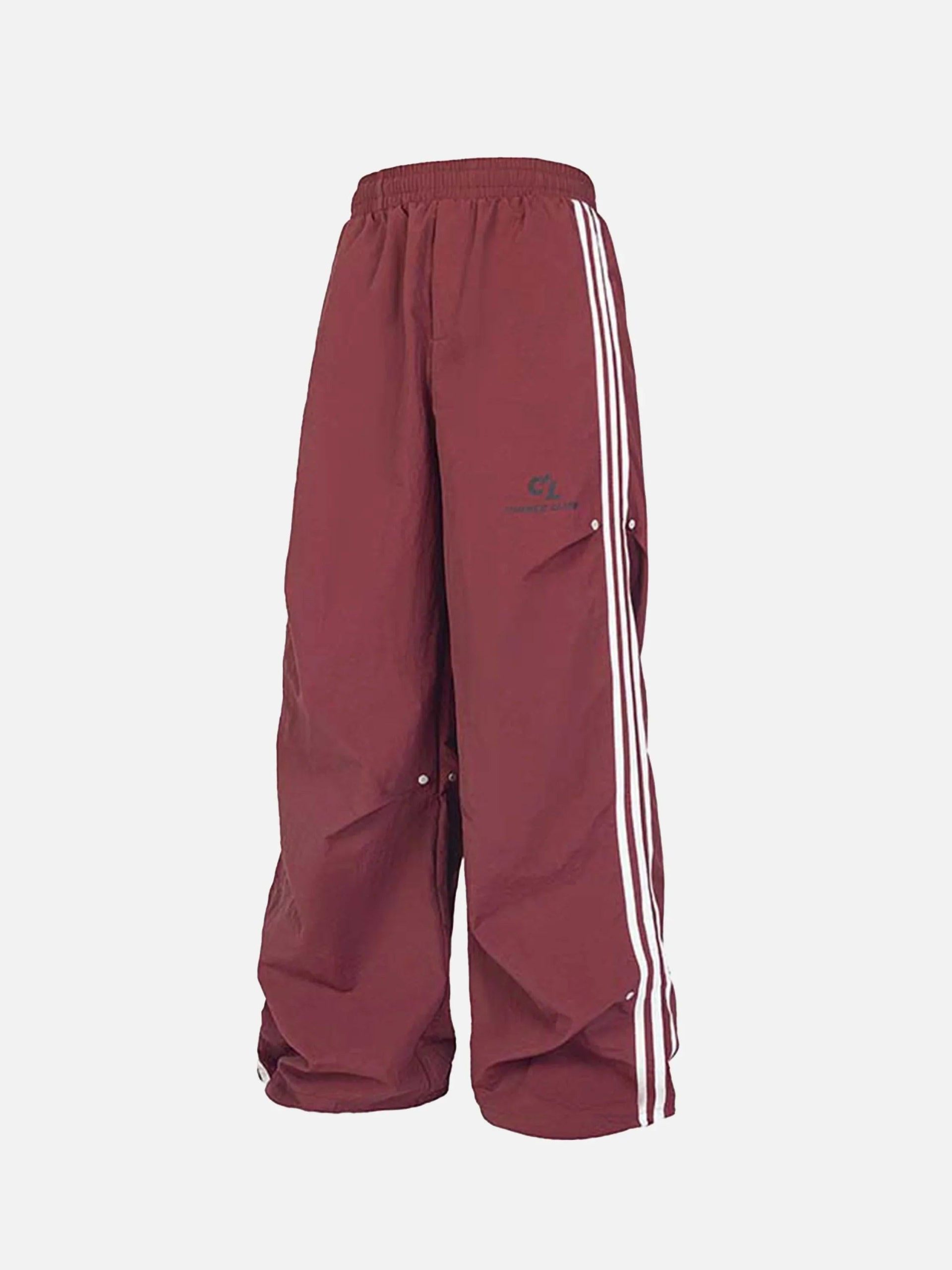 Concert Outfit Striped Pleated Sweatpants