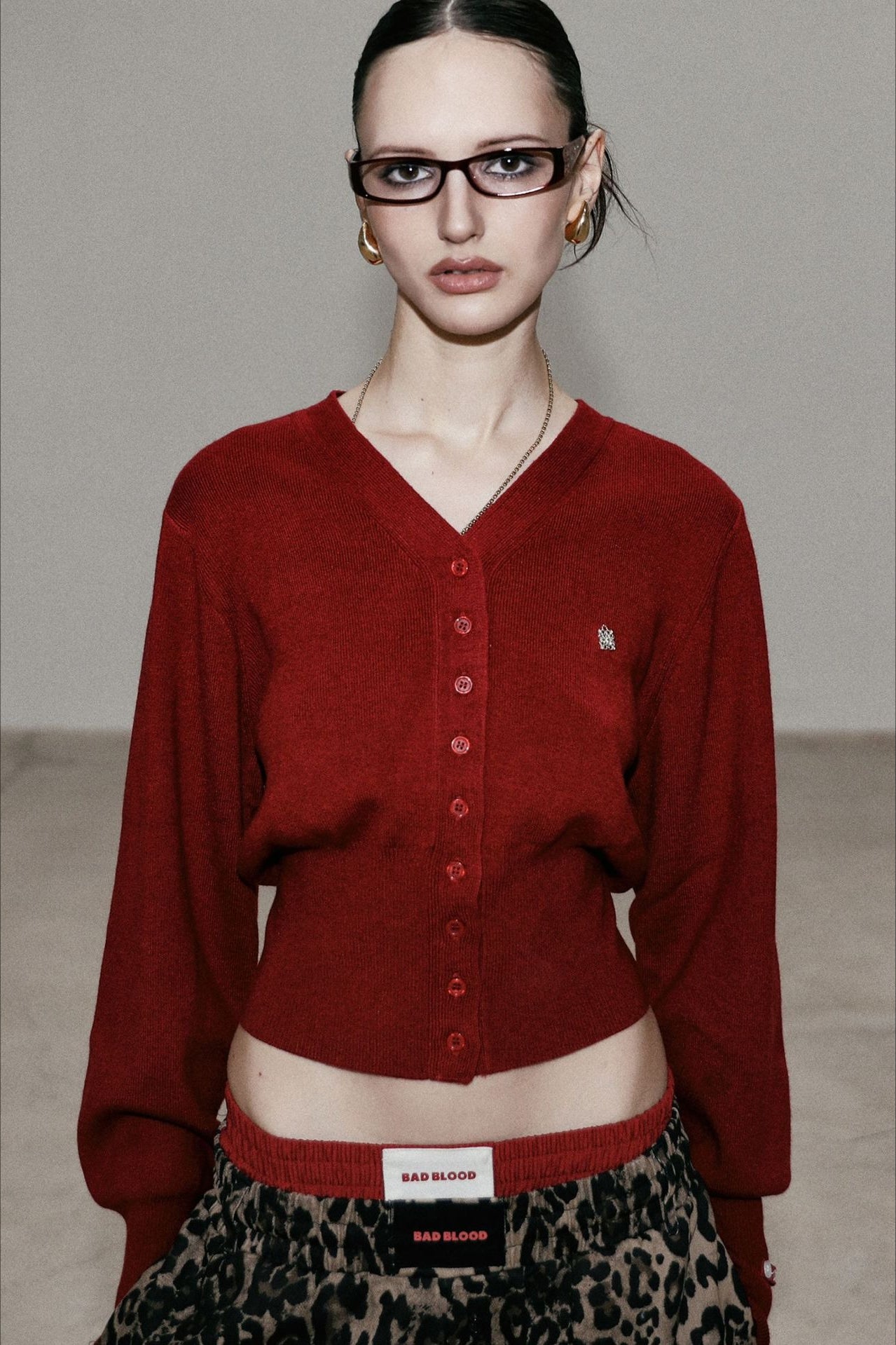 Concert Outfit Picks, Red Knit Cardigan Blo - Concert Outfit