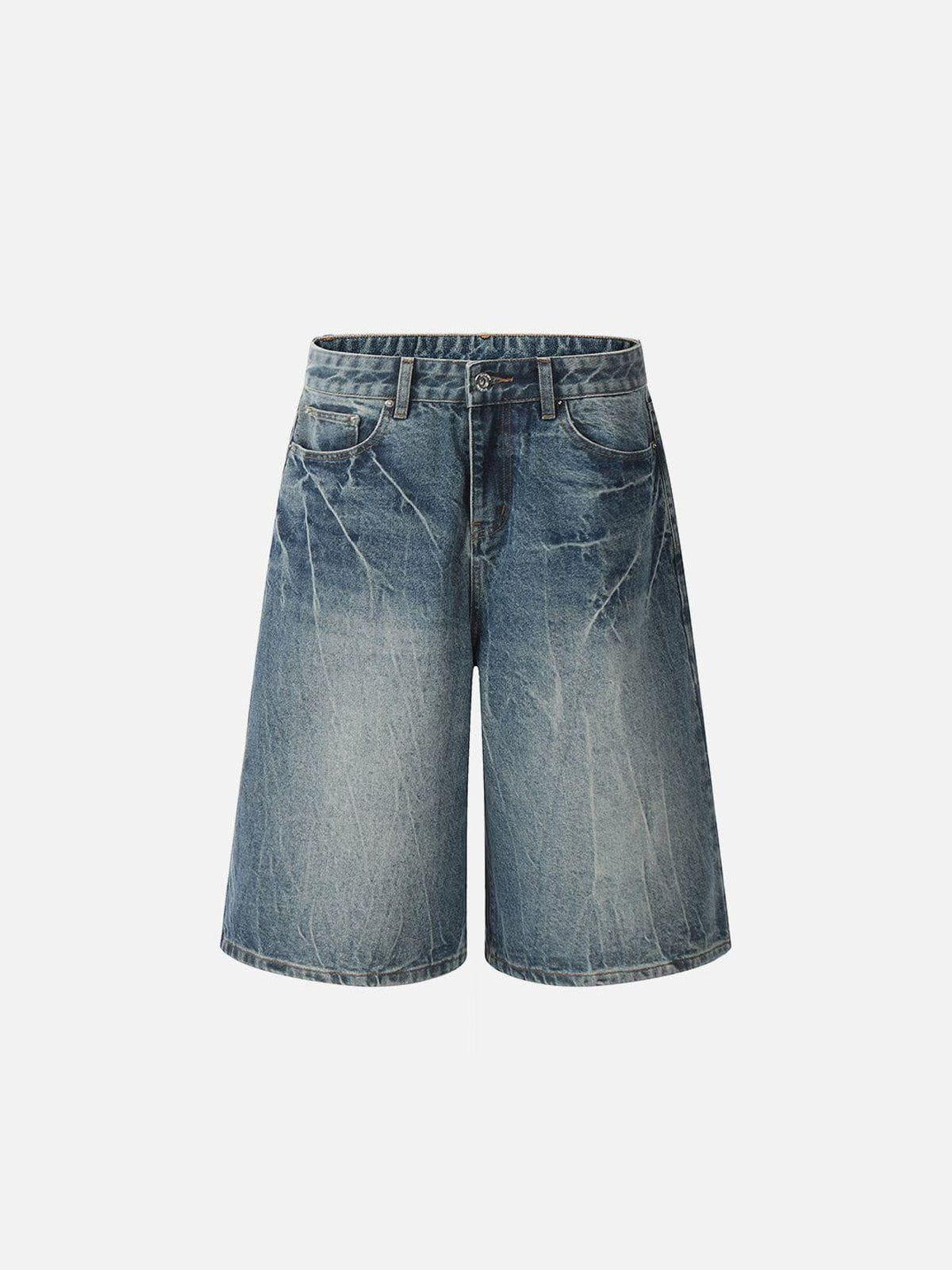 Concert Outfit Texture Washed Longline Jorts