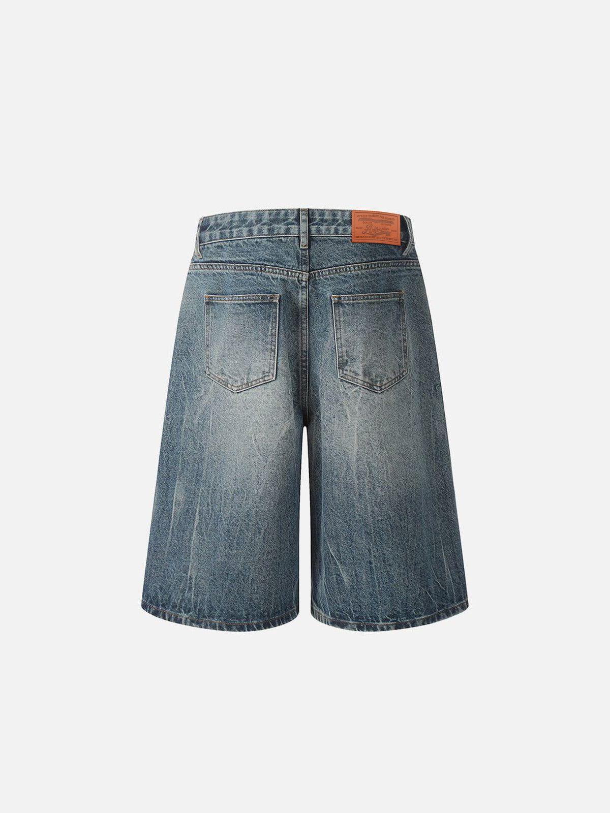Concert Outfit Texture Washed Longline Jorts