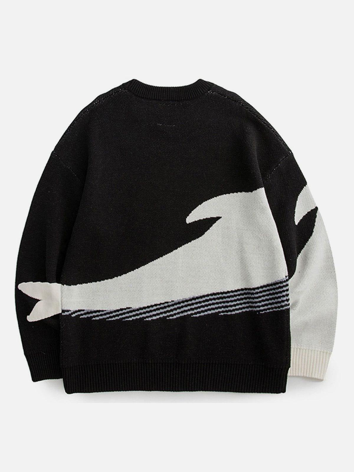 Concert Outfit The Loneliest Whale Knit Sweater