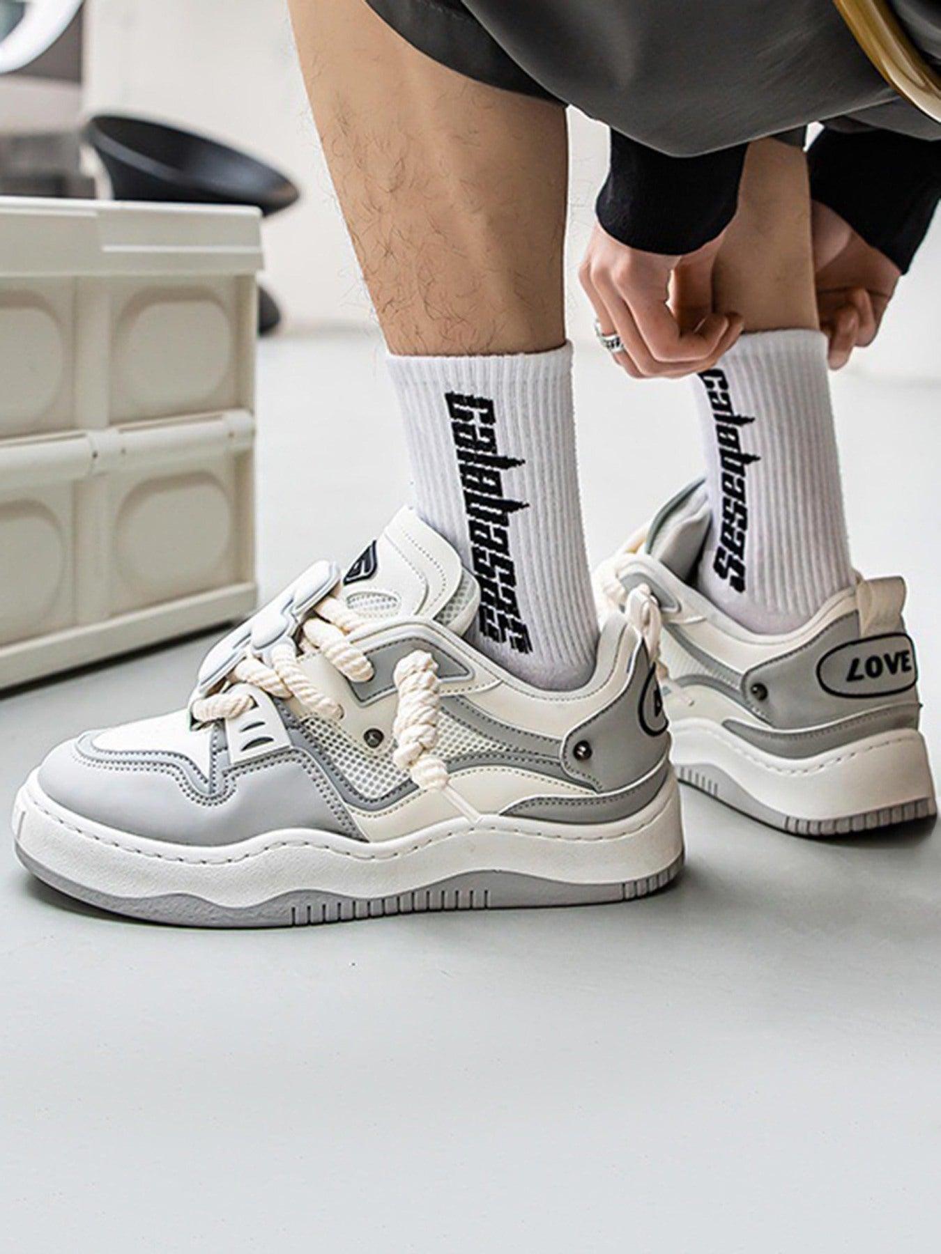 Concert Outfit The Niche Thick Bottom Hundred With Board Shoes