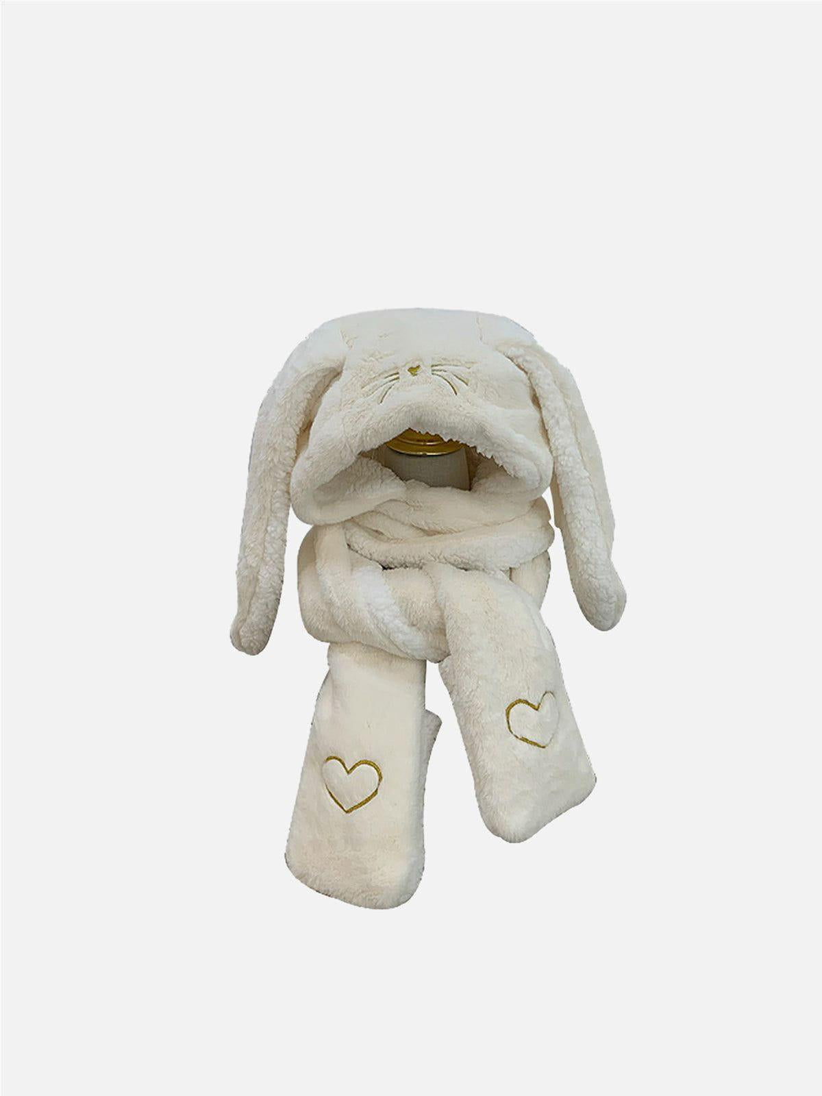 Concert Outfit Three In One Big Ear Warmth Gloves Scarf Hat