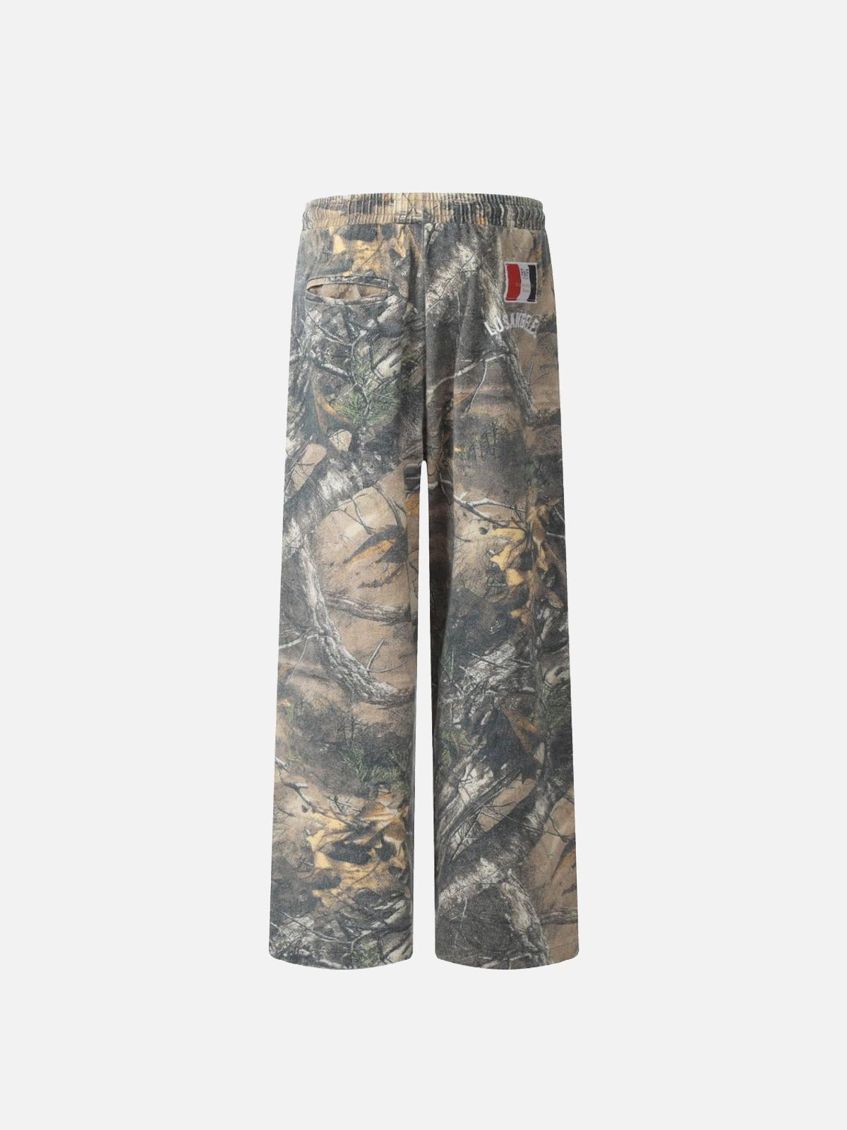 Concert Outfit Tree Branches Digital Print Drapey Pants