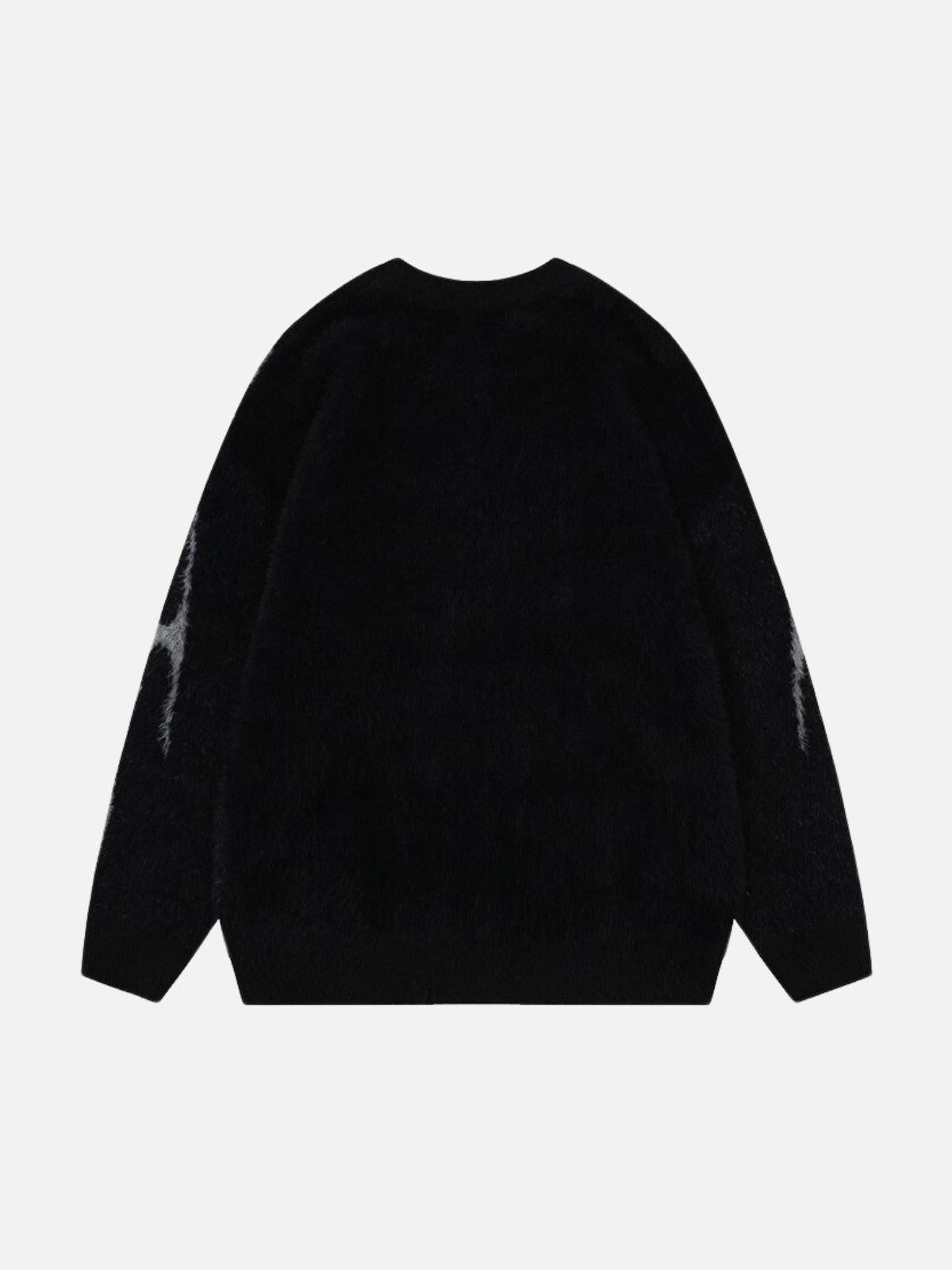 Concert Outfit Tribal Jacquard Knit Sweater