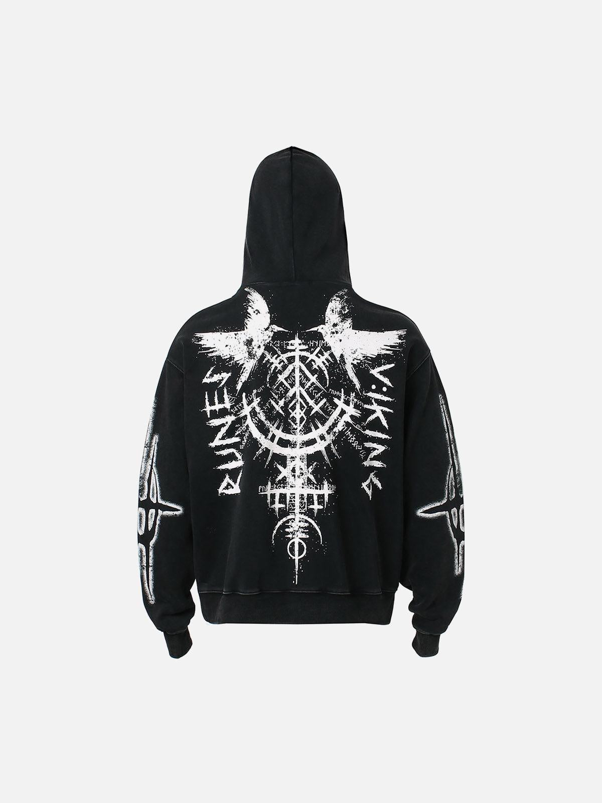 Concert Outfit Triple Eye Graphic Hoodie