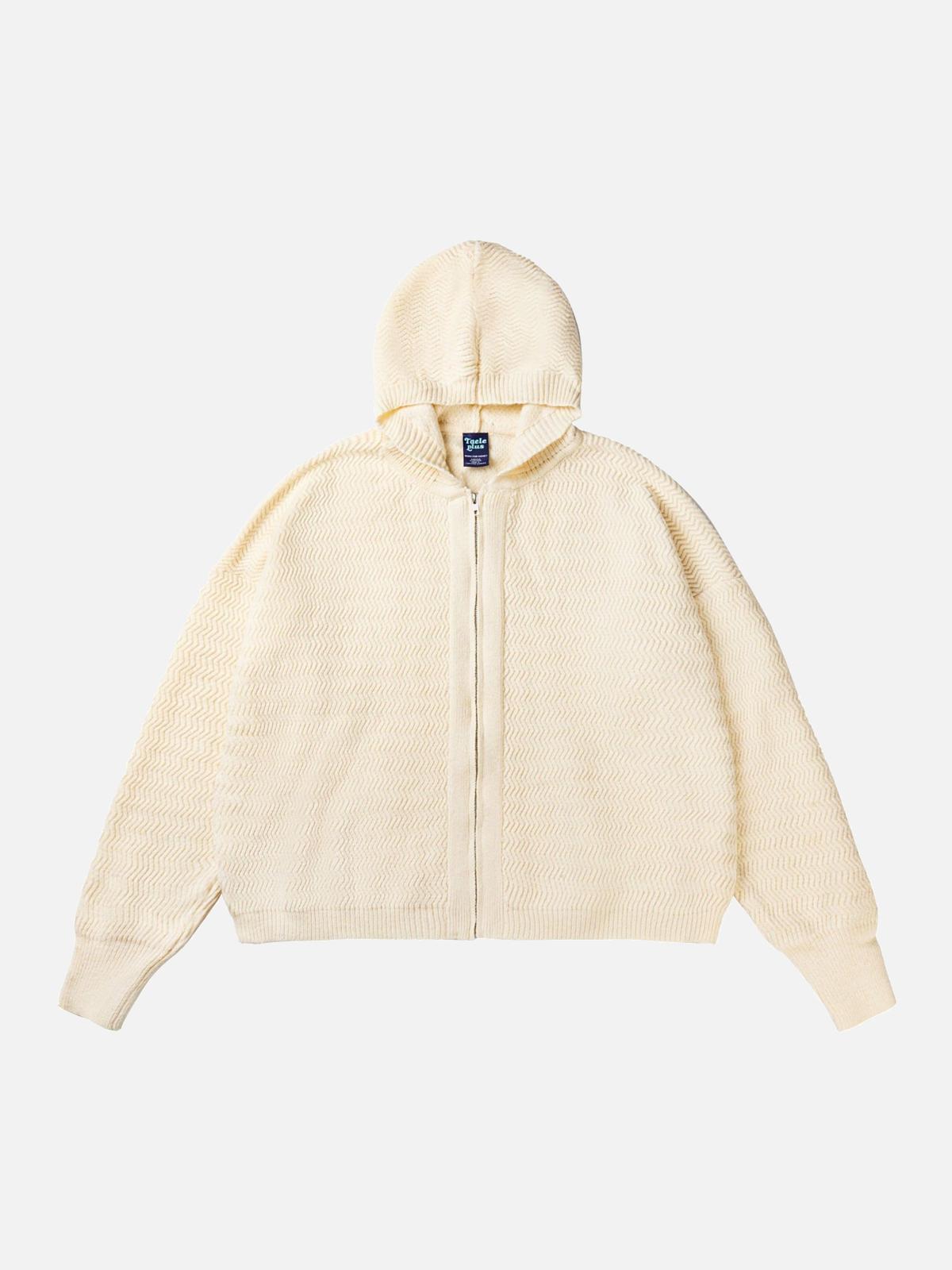 Concert Outfit Vintage Braided Texture Sweater