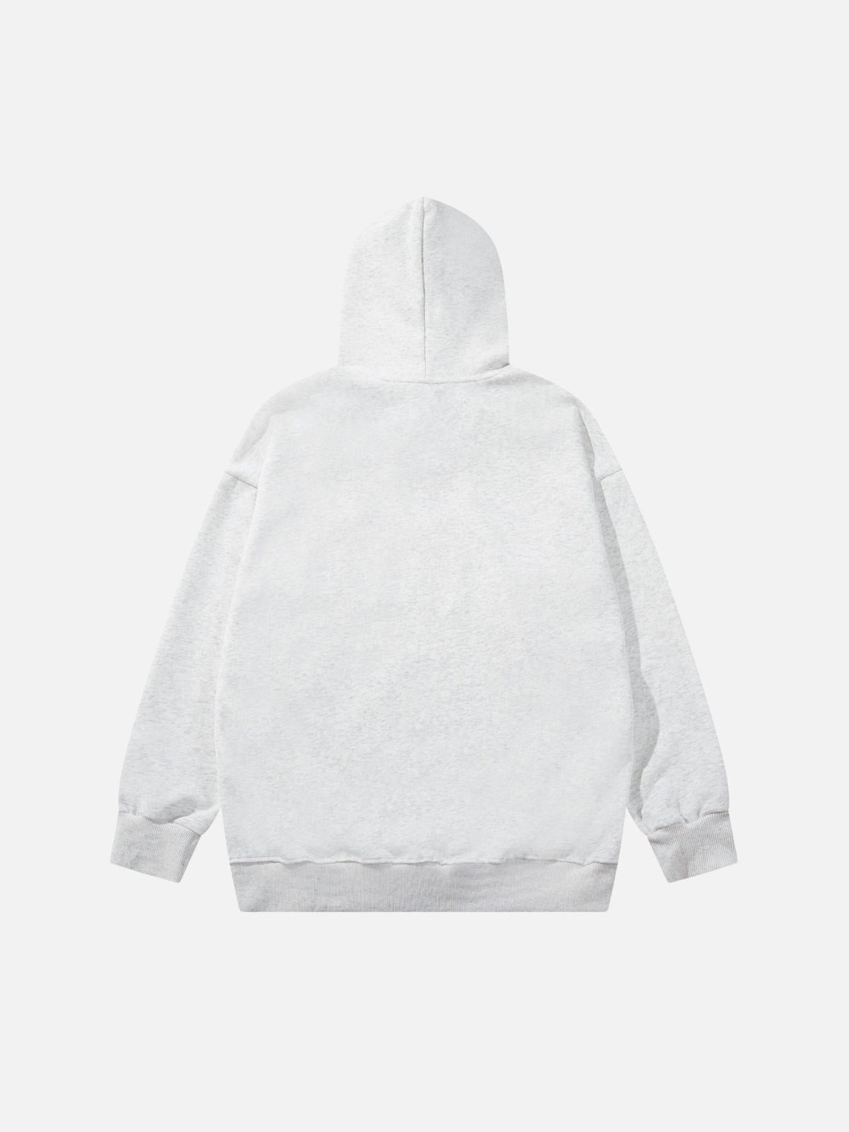 Concert Outfit Vintage Cat Print Hoodie