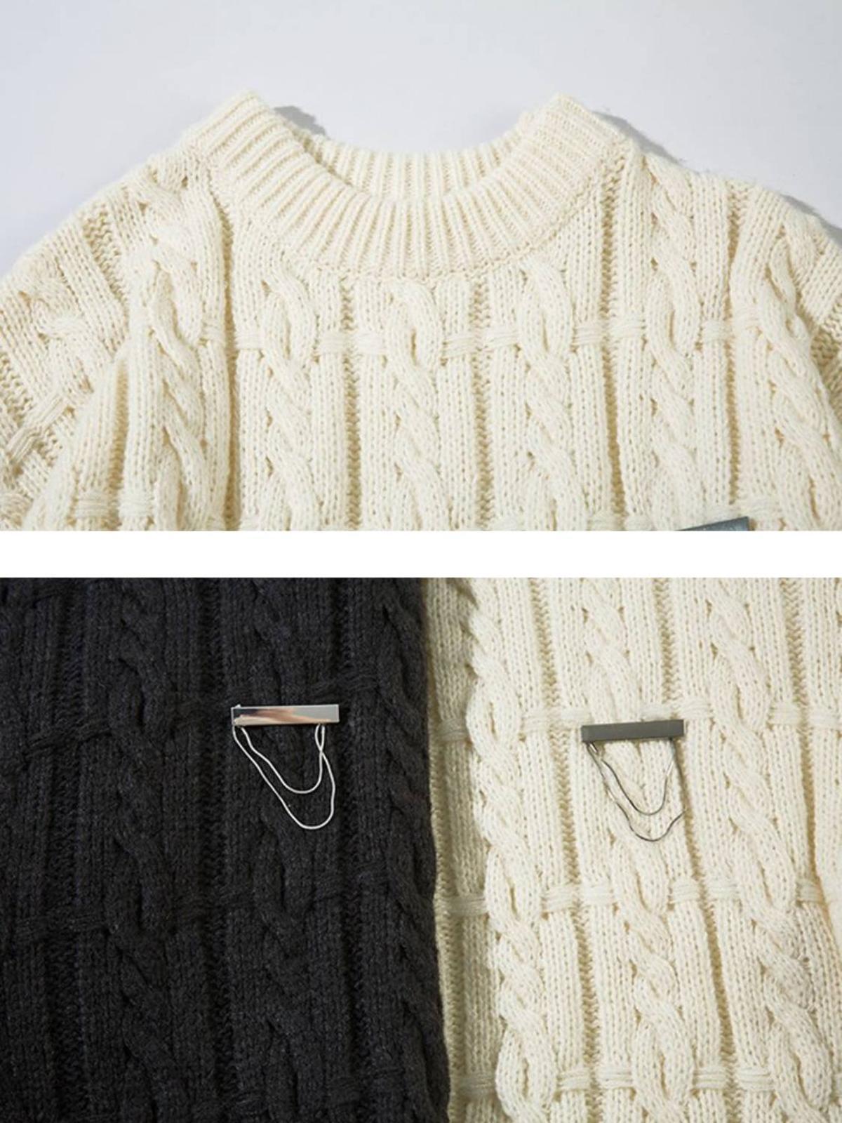 Concert Outfit Vintage Curled dough twists Damage Flow Sweater Concert Outfit Vintage Curled dough twists Damage Flow Sweater