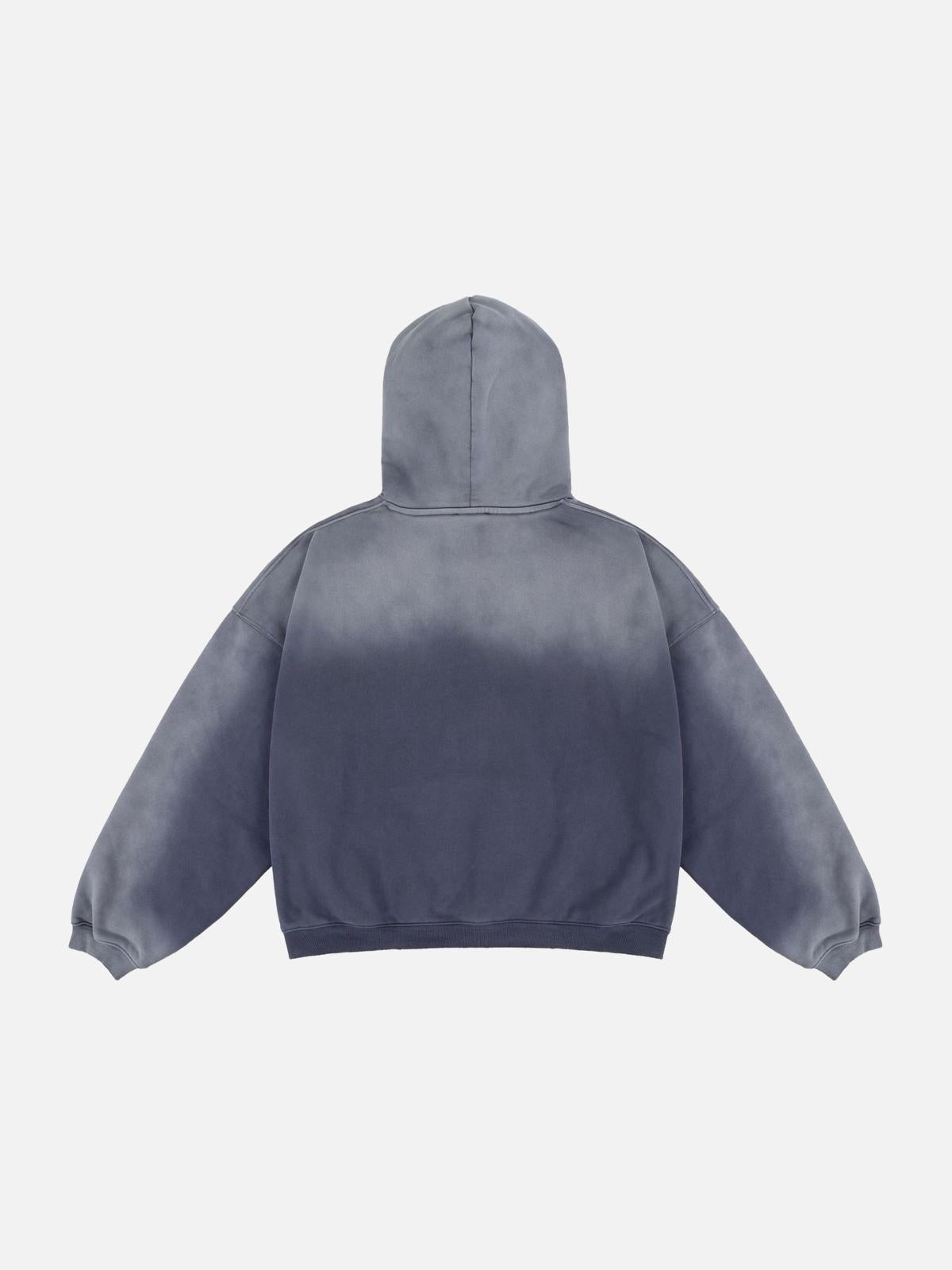 Concert Outfit Vintage Distressed Gradient Sweatshirt