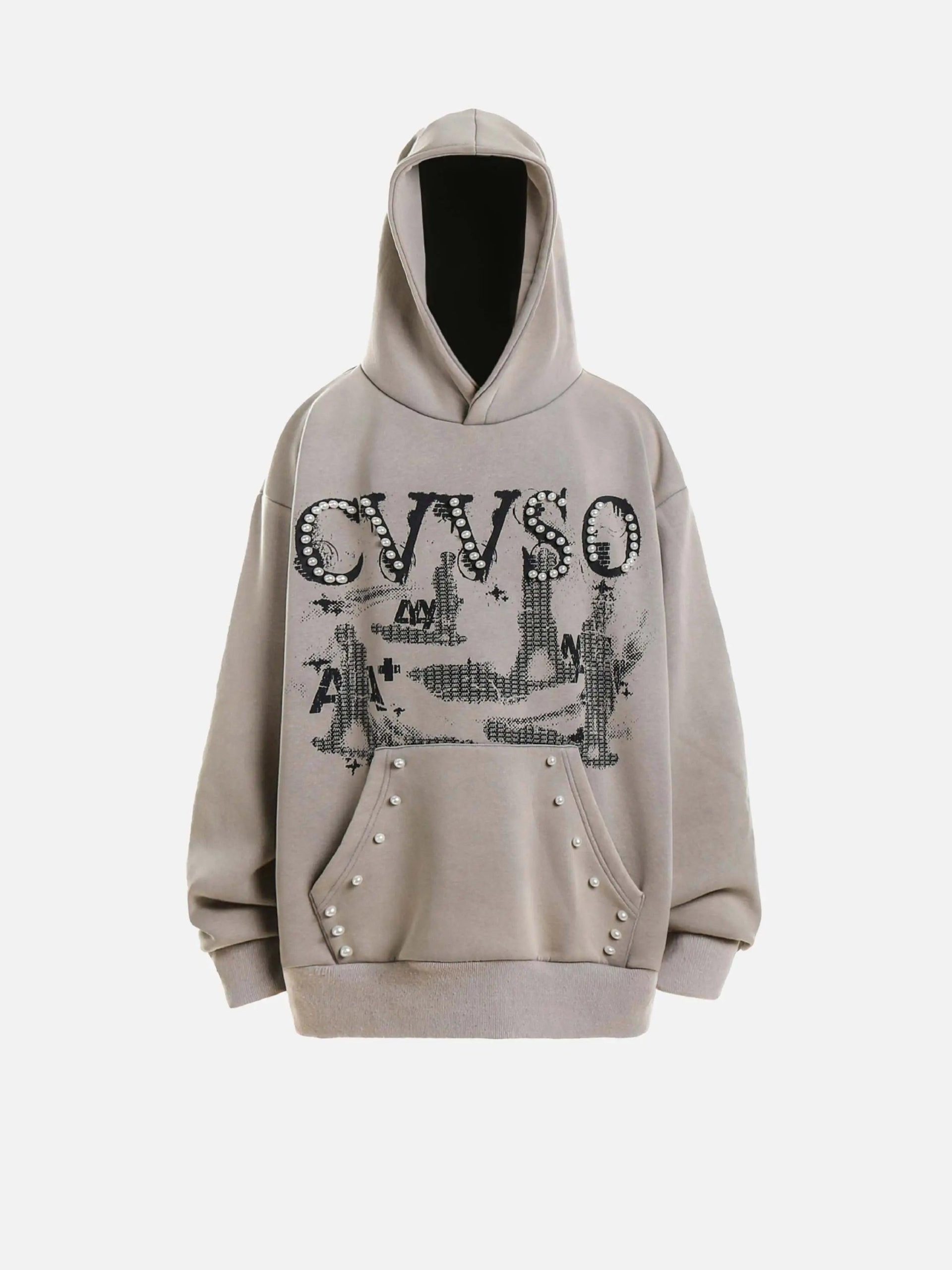 Concert Outfit Vintage Distressed Pearls Hoodie