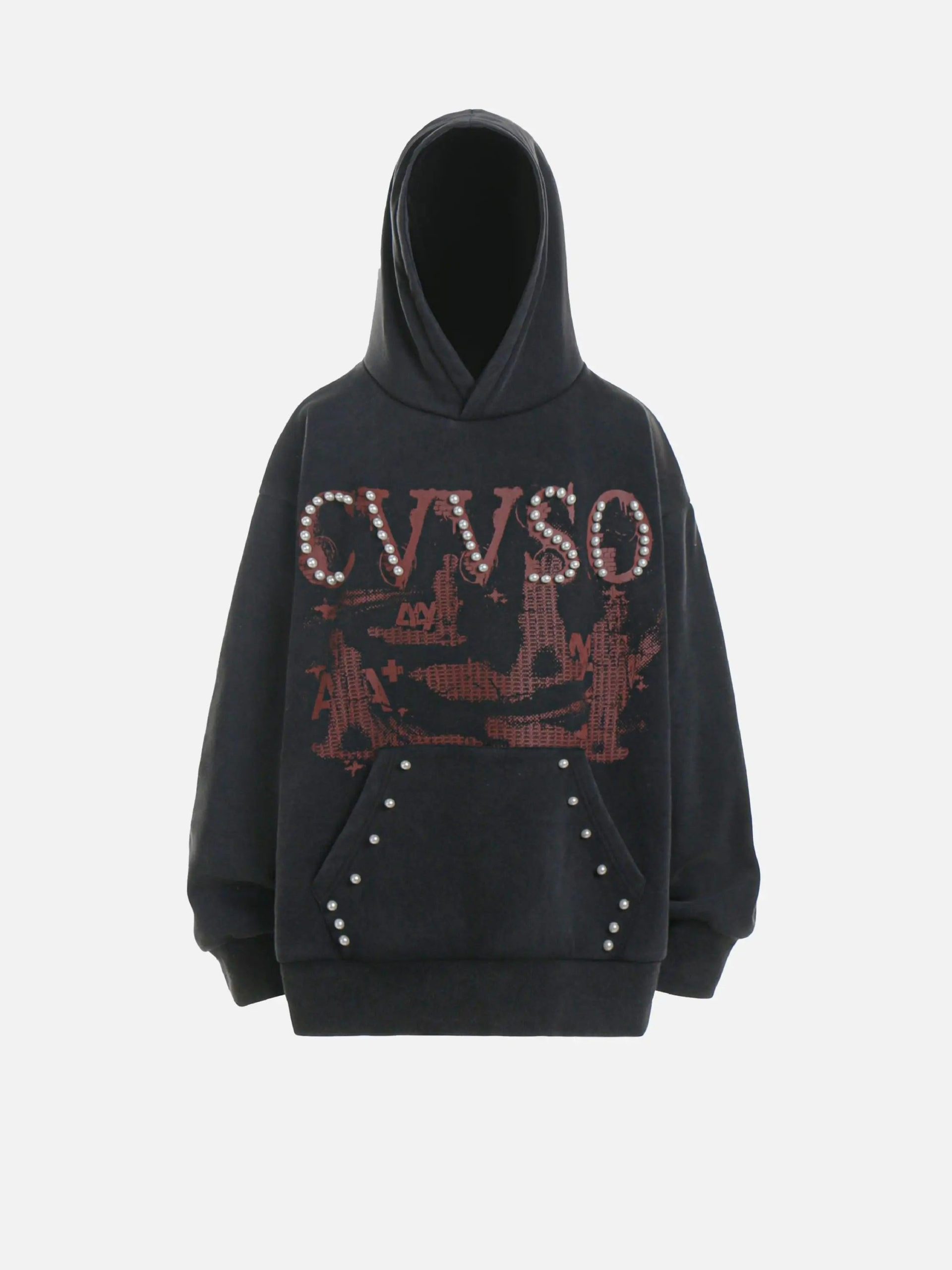 Concert Outfit Vintage Distressed Pearls Hoodie