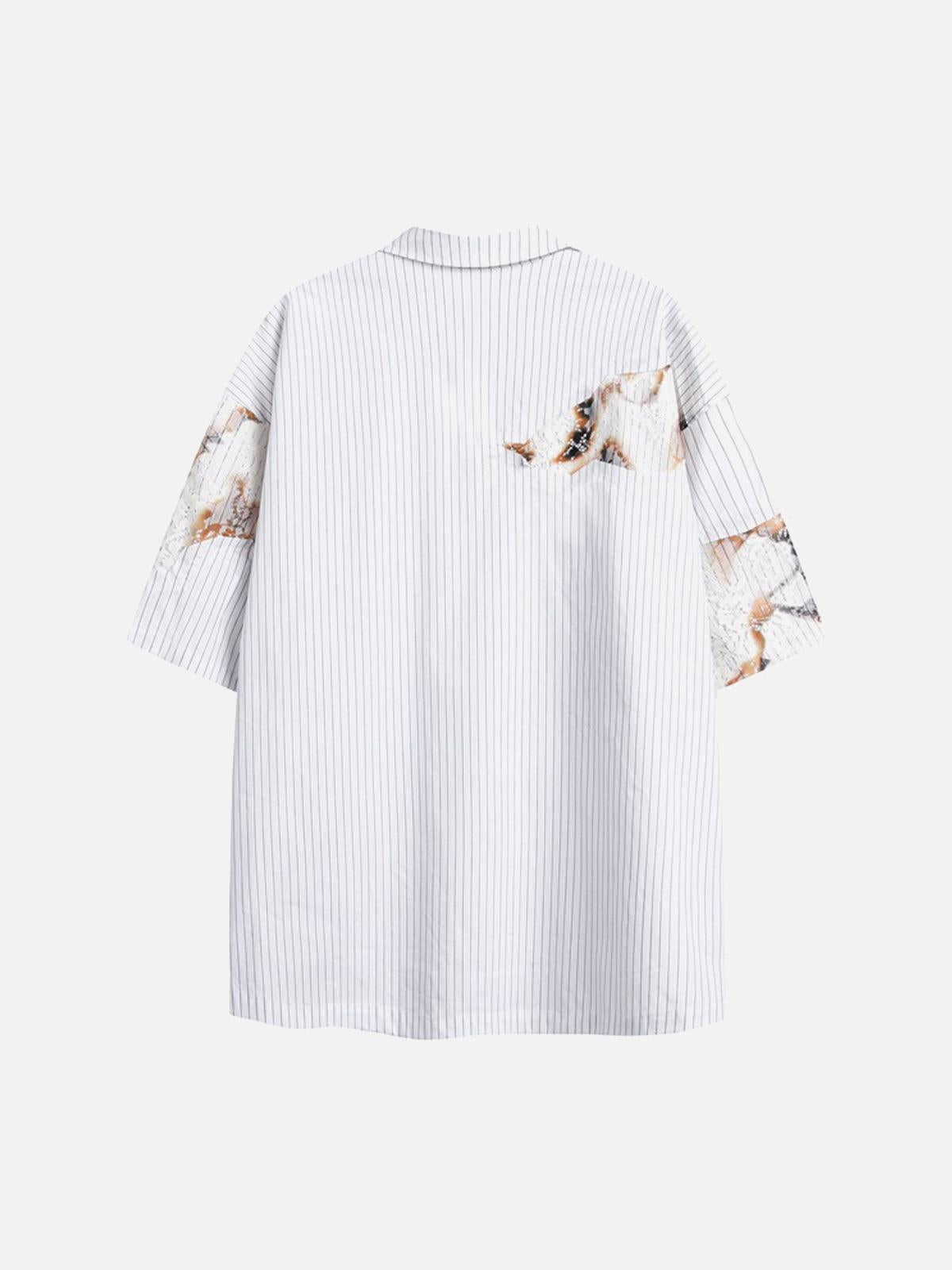 Concert Outfit Vintage Embroidered Floral Denim Shirt