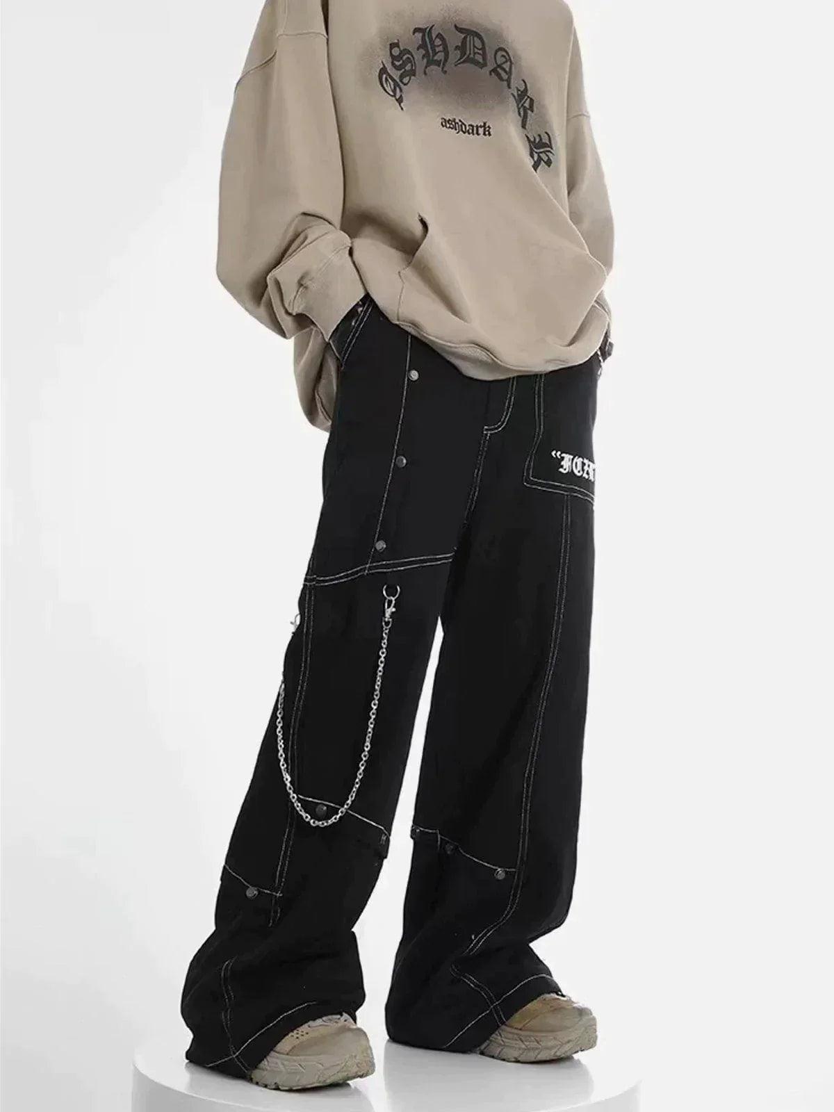 Concert Outfit Vintage Embroidery Jeans