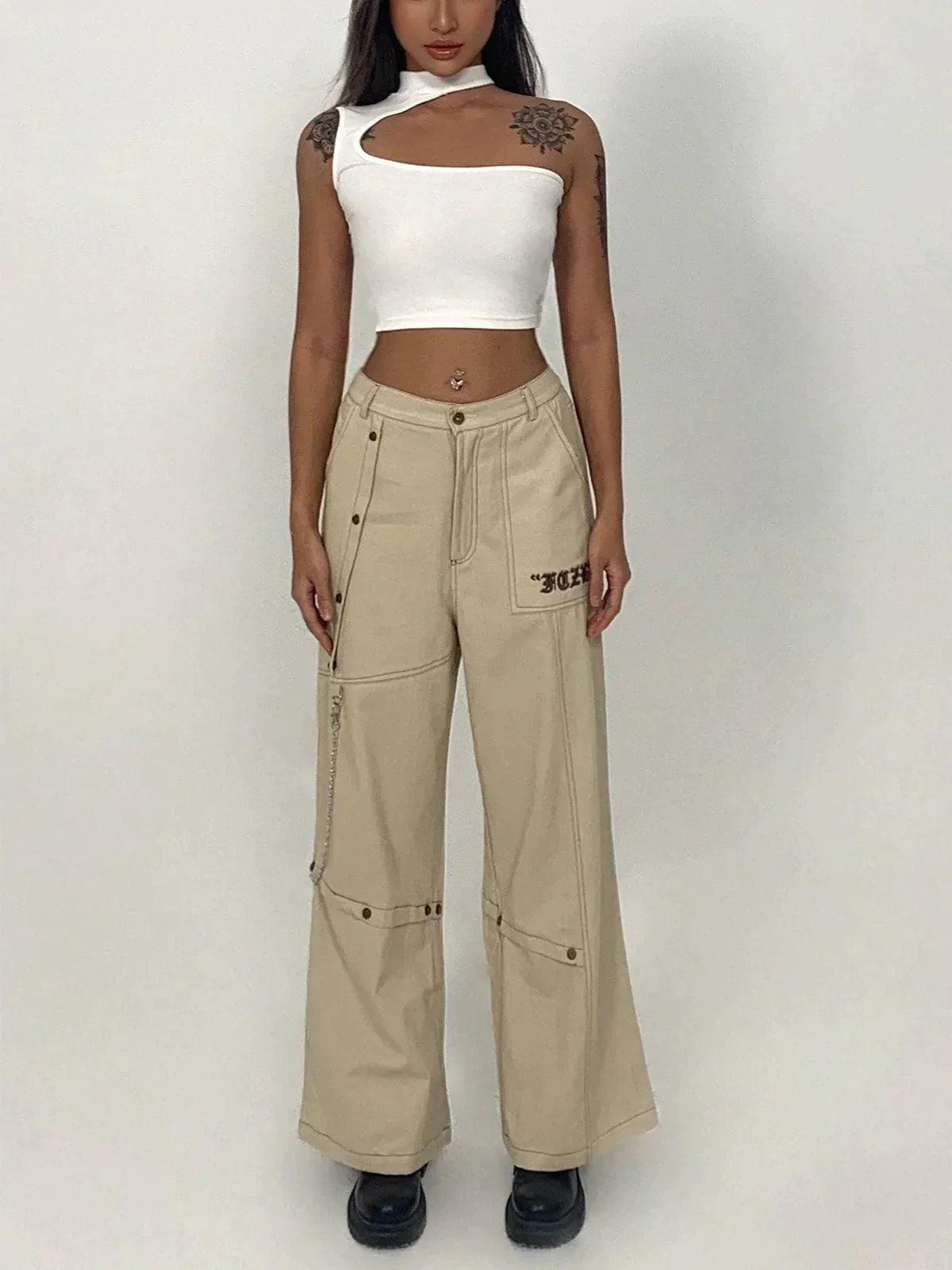 Concert Outfit Vintage Embroidery Jeans