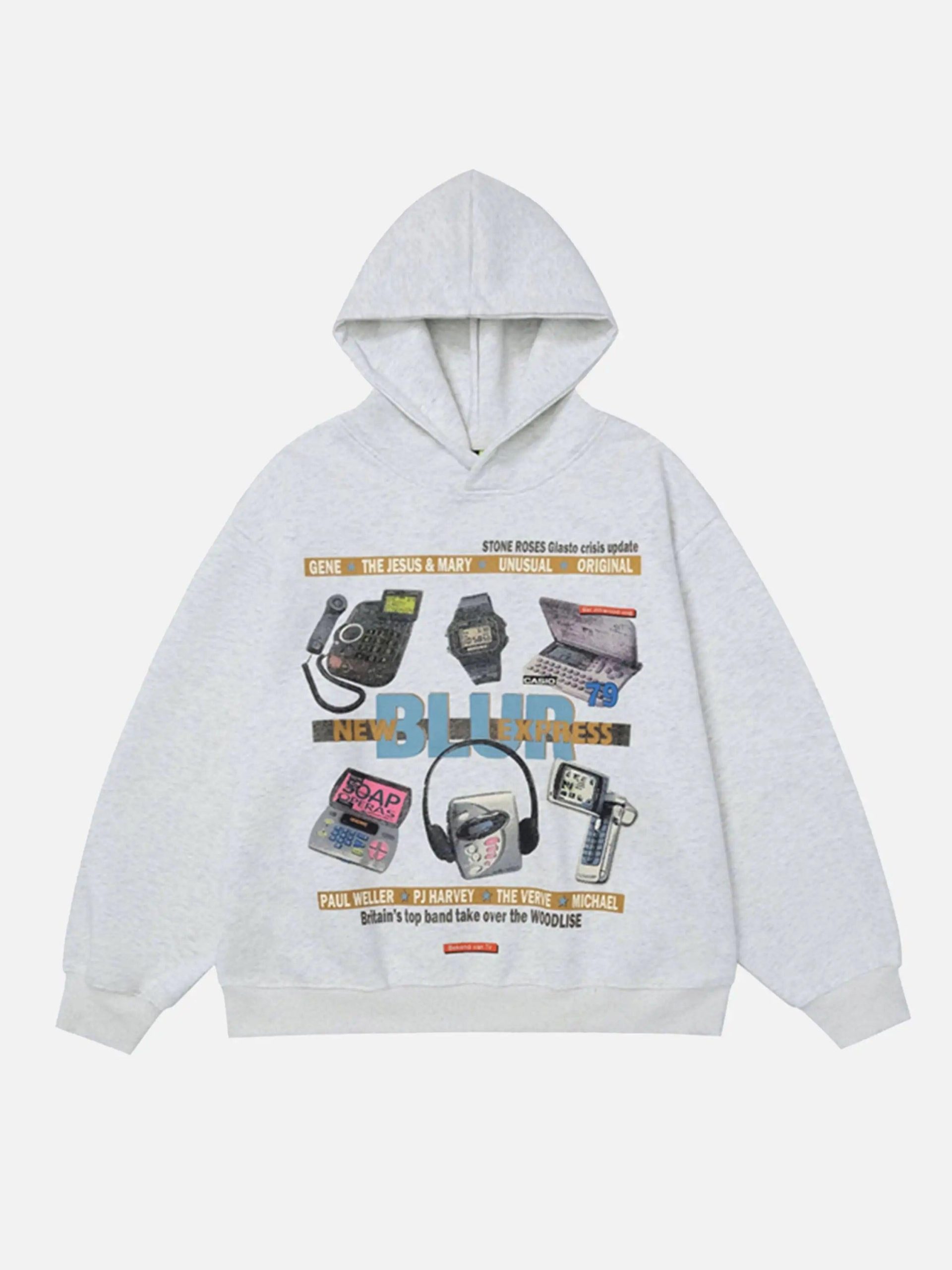 Concert Outfit Vintage Era Electronics Hoodie