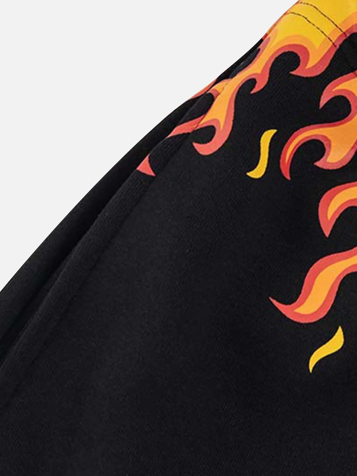 Concert Outfit Vintage Flame Print Sweatpants Concert Outfit Vintage Flame Print Sweatpants