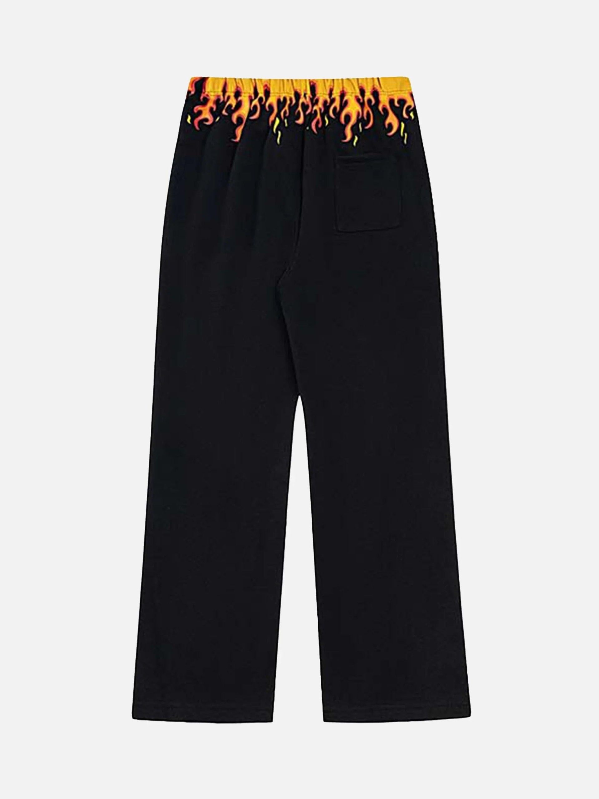 Concert Outfit Vintage Flame Print Sweatpants