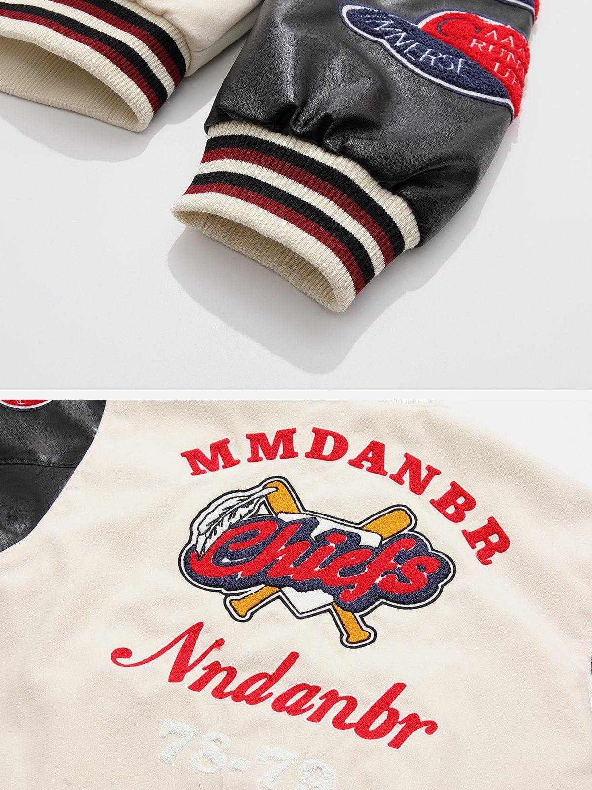 Concert Outfit Vintage Flock Print Varsity Jacket Concert Outfit Vintage Flock Print Varsity Jacket