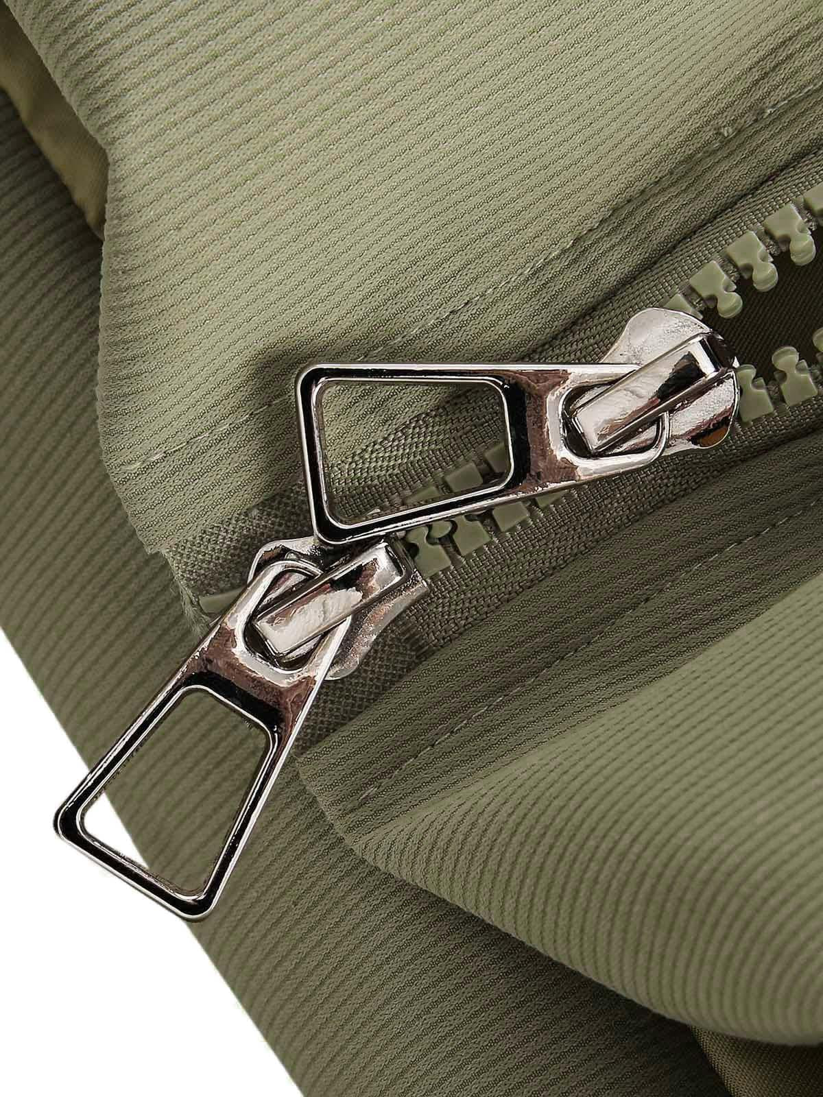 Concert Outfit Vintage Oversized Pleated Stand Collar Jacket Concert Outfit Vintage Oversized Pleated Stand Collar Jacket