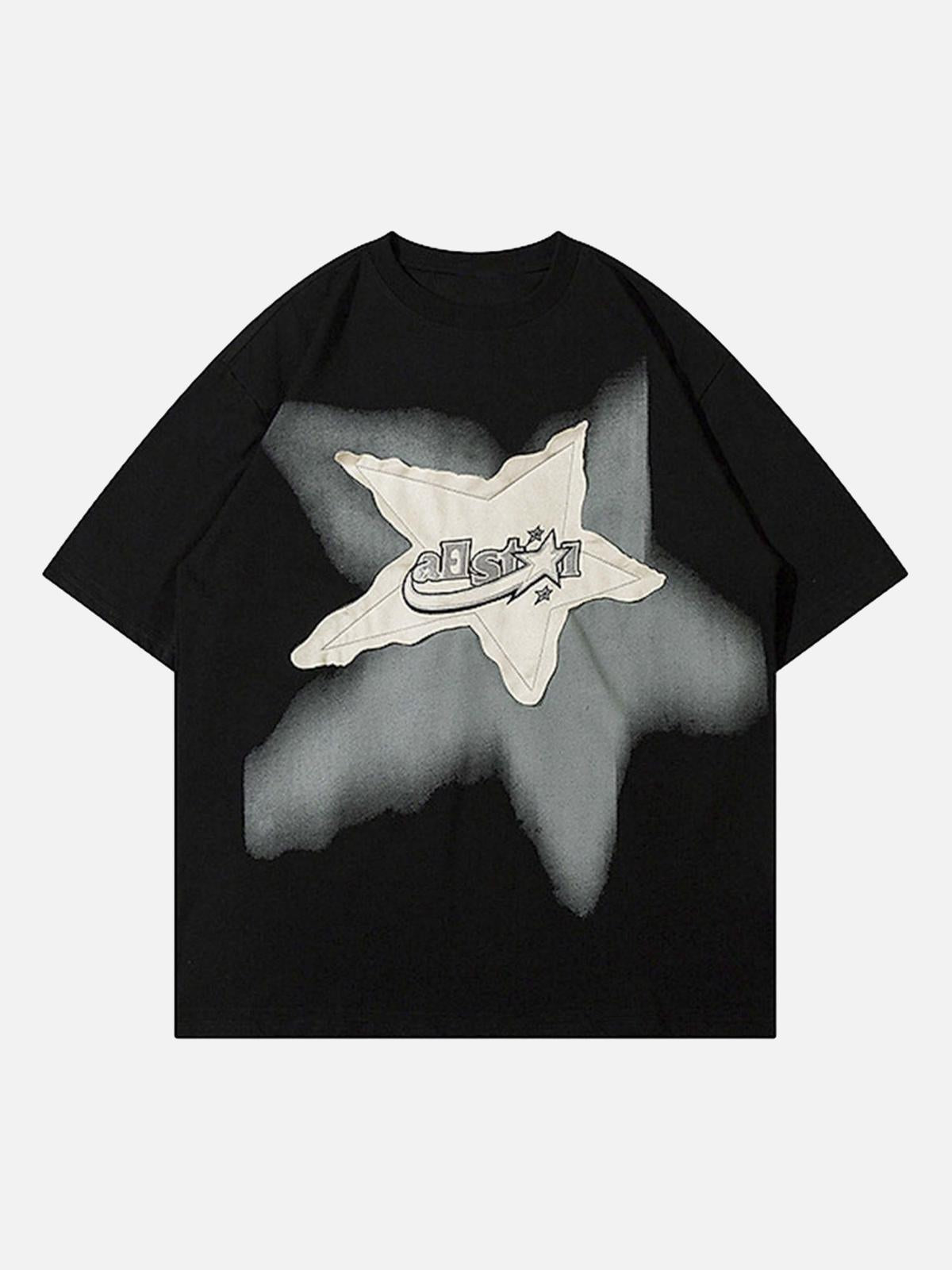Concert Outfit Vintage Star Loose T-Shirt