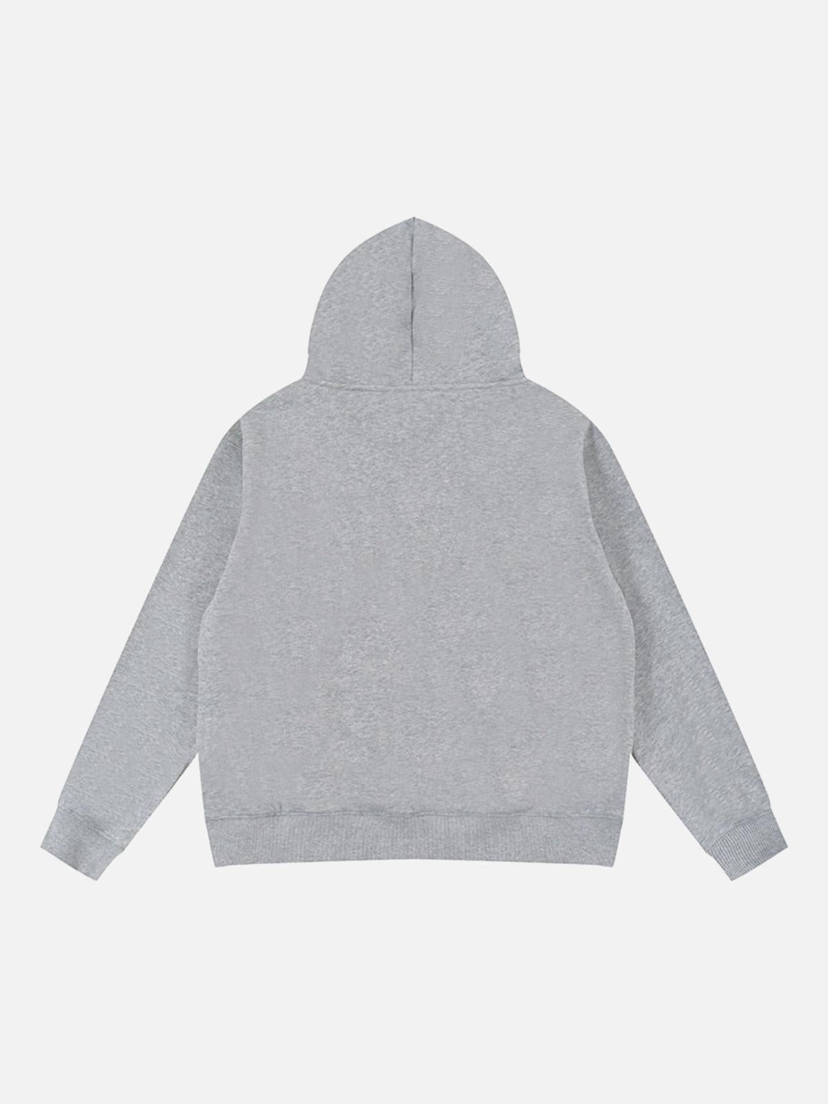 Concert Outfit Vintage Street Minimalistic Letter Leisure Hoodie