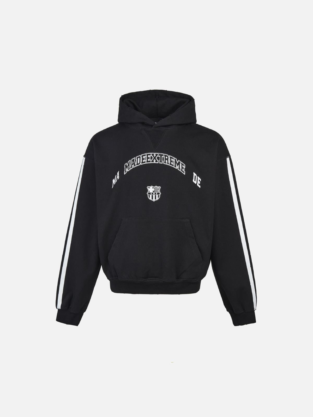 Concert Outfit Vintage Stripe Print Hoodie