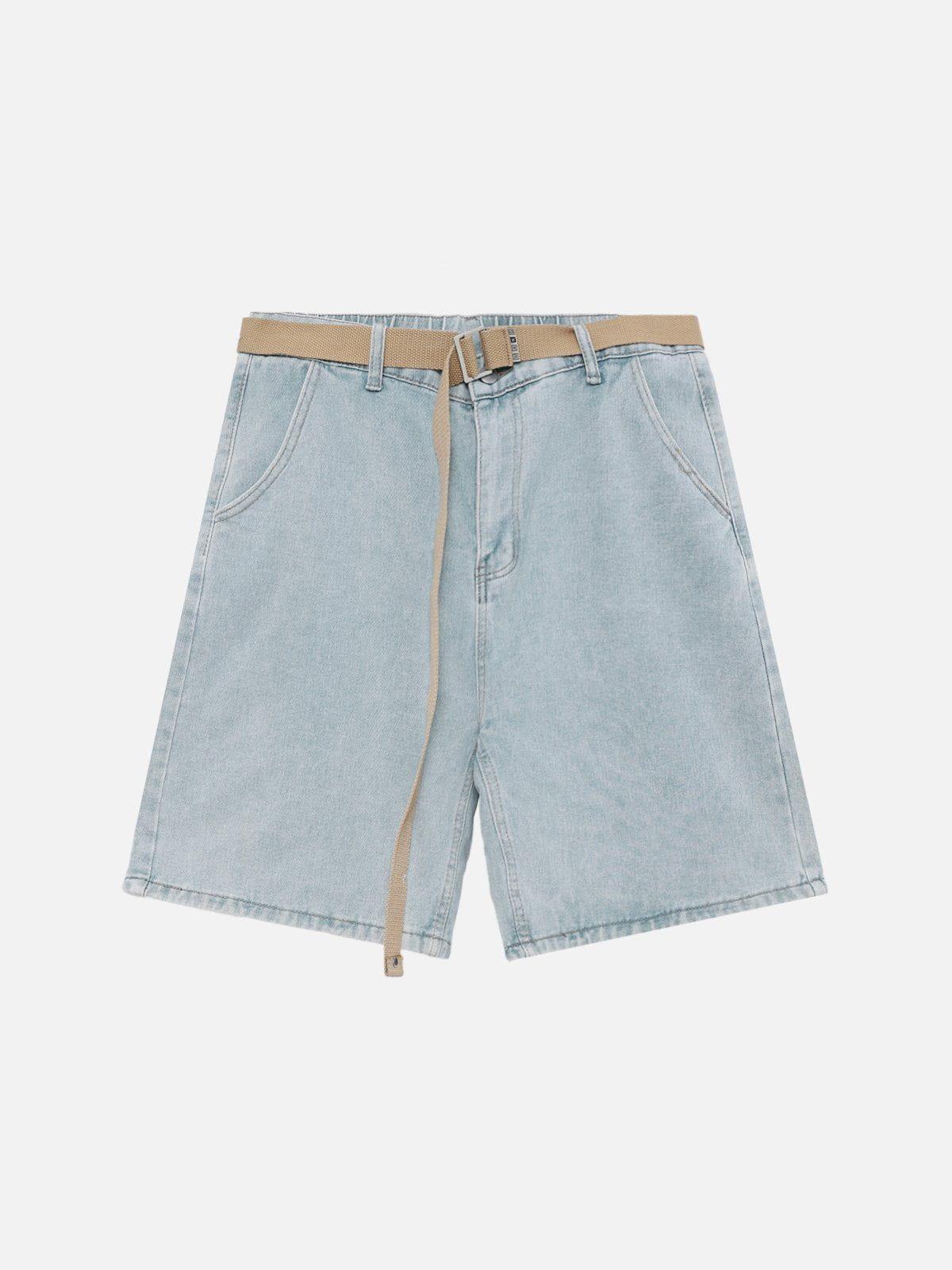 Concert Outfit Vintage Washed Belt Jorts