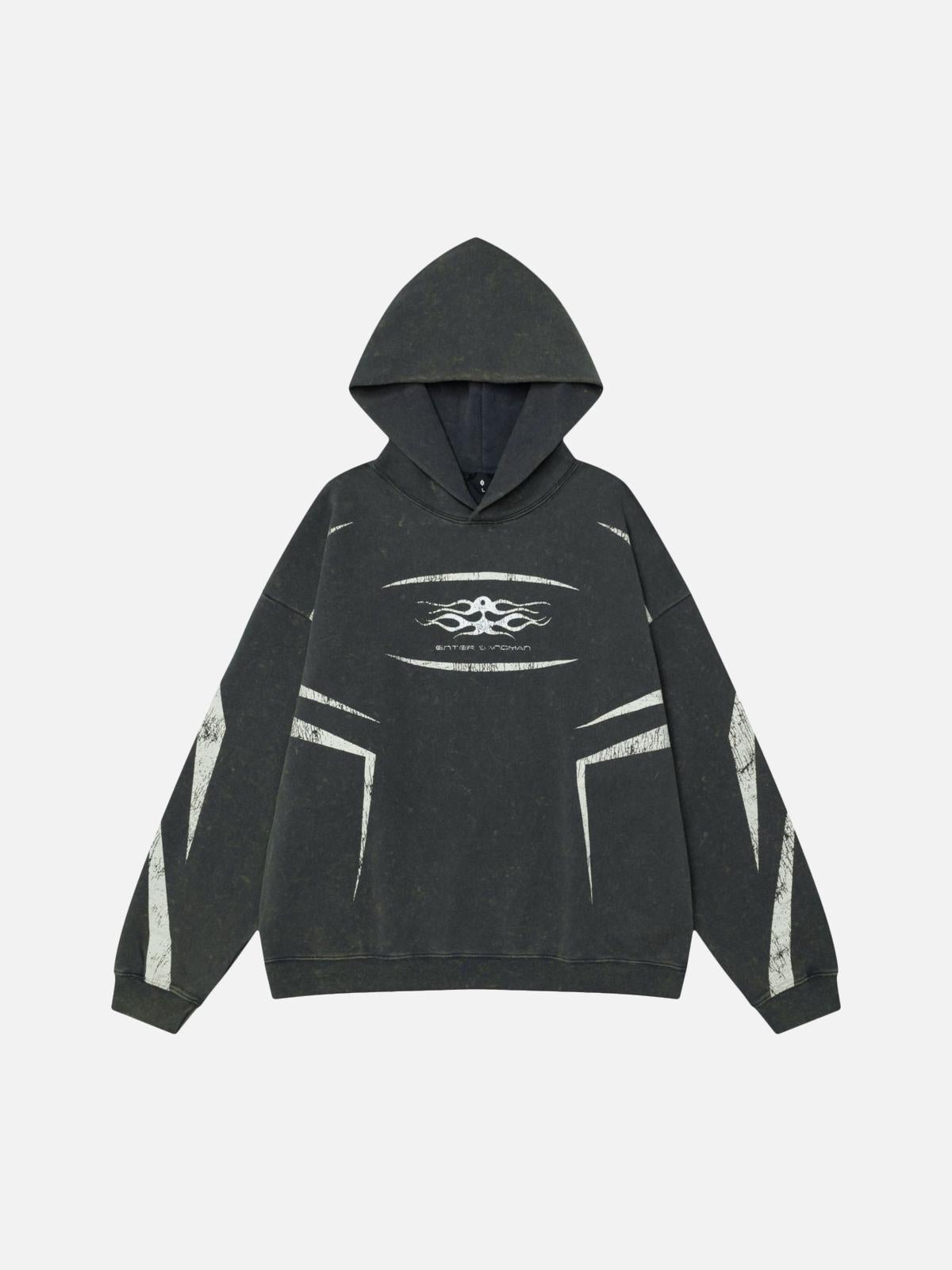 Concert Outfit Vintage Washed Distressed Hoodie