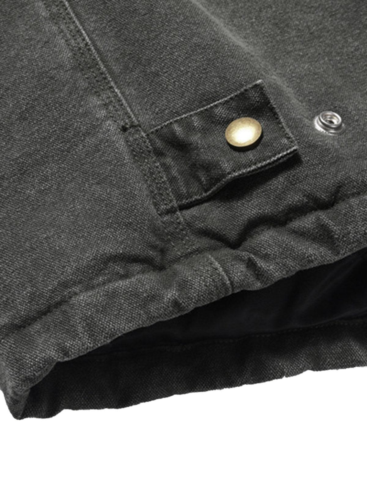 Concert Outfit Vintage Washed Distressed Quilted Work Jacket Concert Outfit Vintage Washed Distressed Quilted Work Jacket