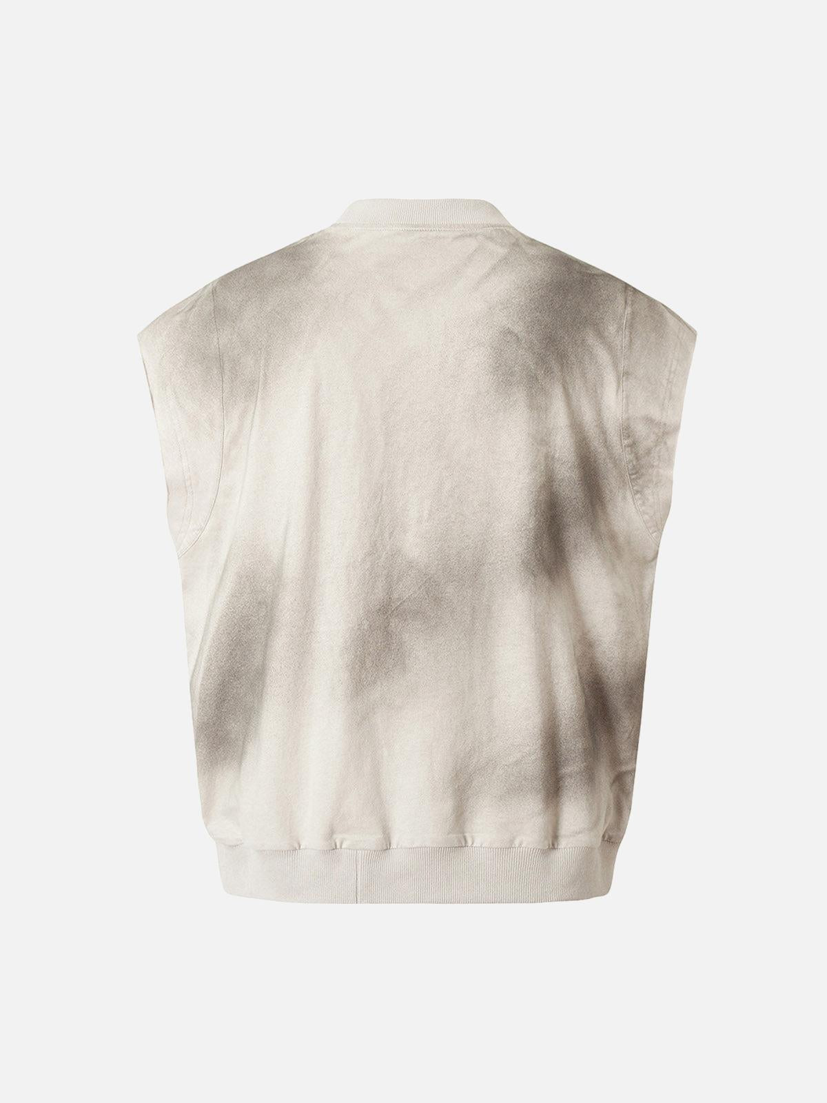 Concert Outfit Vintage Washed Graphic Distressed Vest