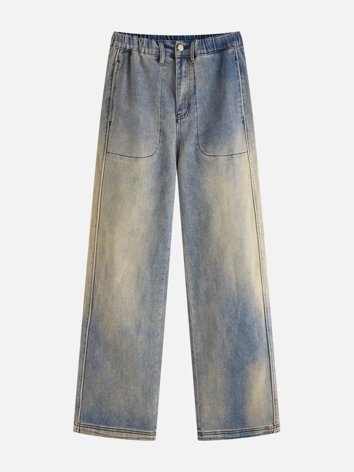 Concert Outfit Vintage Washed Jeans