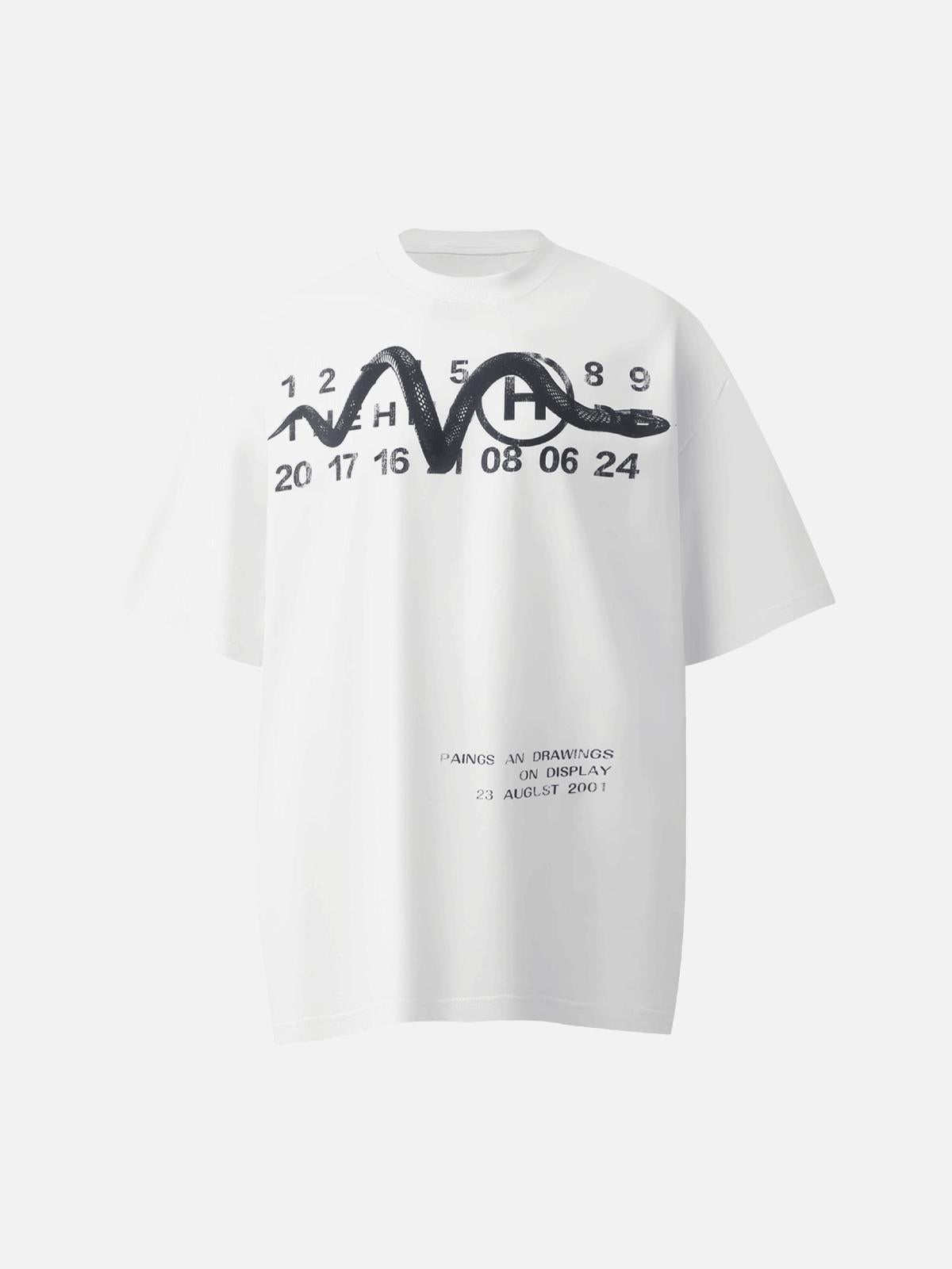 Concert Outfit Washed Digital Art Street Rap T-Shirt