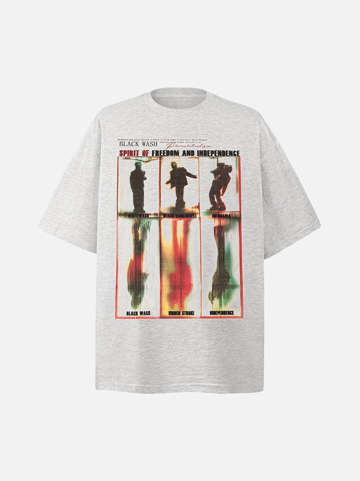 Concert Outfit Washed Graphics Oversized T-Shirt