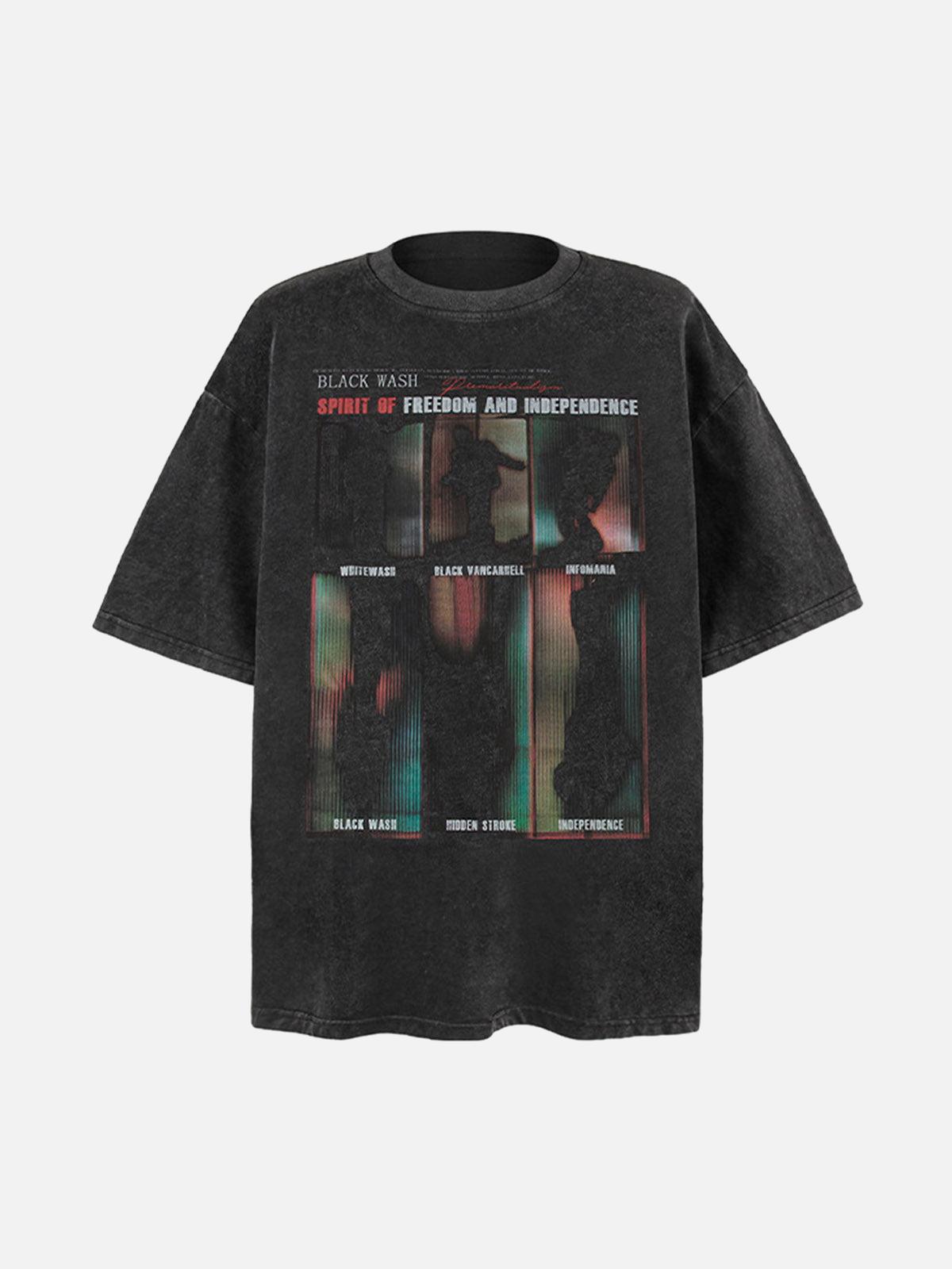 Concert Outfit Washed Graphics Oversized T-Shirt