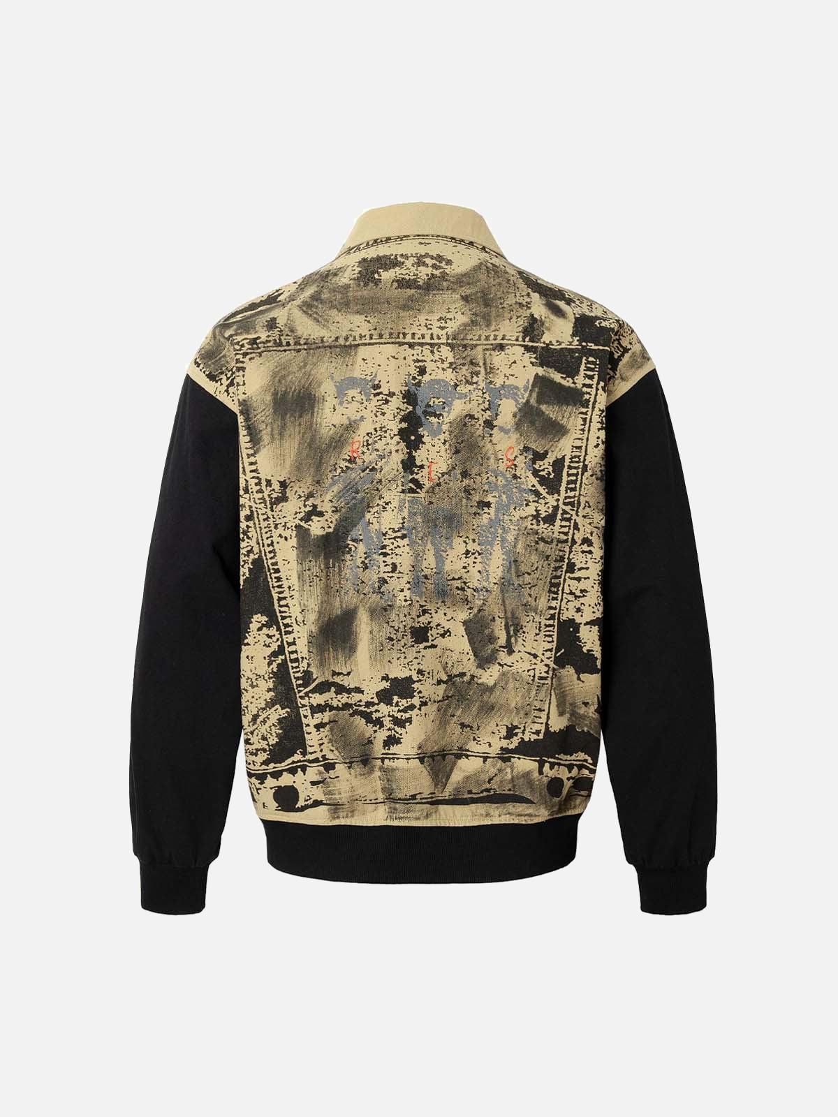 Concert Outfit Wasteland Patchwork Graffiti Badge Detroit Jacket