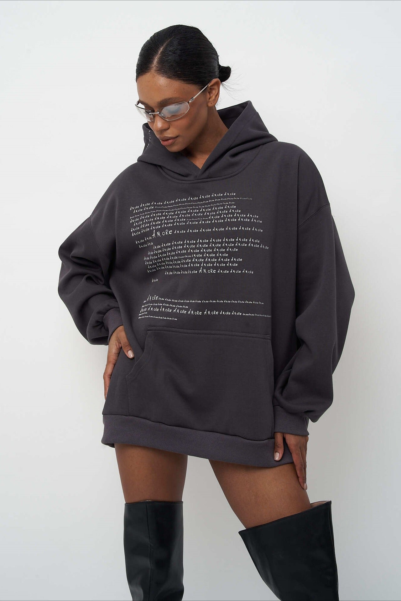 Concert- Ready, Vintage Thick Pullover Hoodie - Concert Outfit