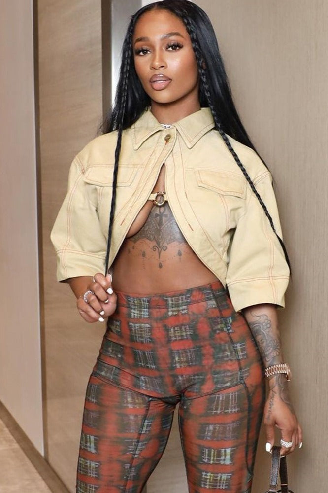 Stylish Going Out Outfits Featuring Casual Short Sleeve Collar Jackets