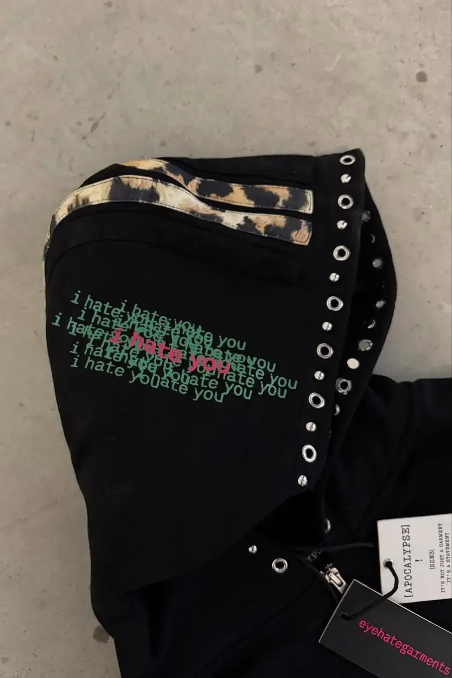 Core Aesthetic Winter Outfits, Casual Leopard Print Hoodie