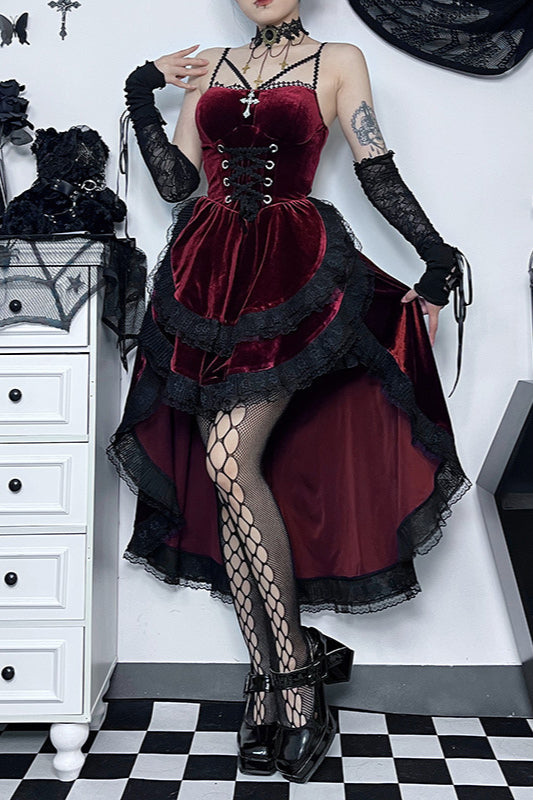 Core s Outfit Ideas, Fitted Train Gothic Dress