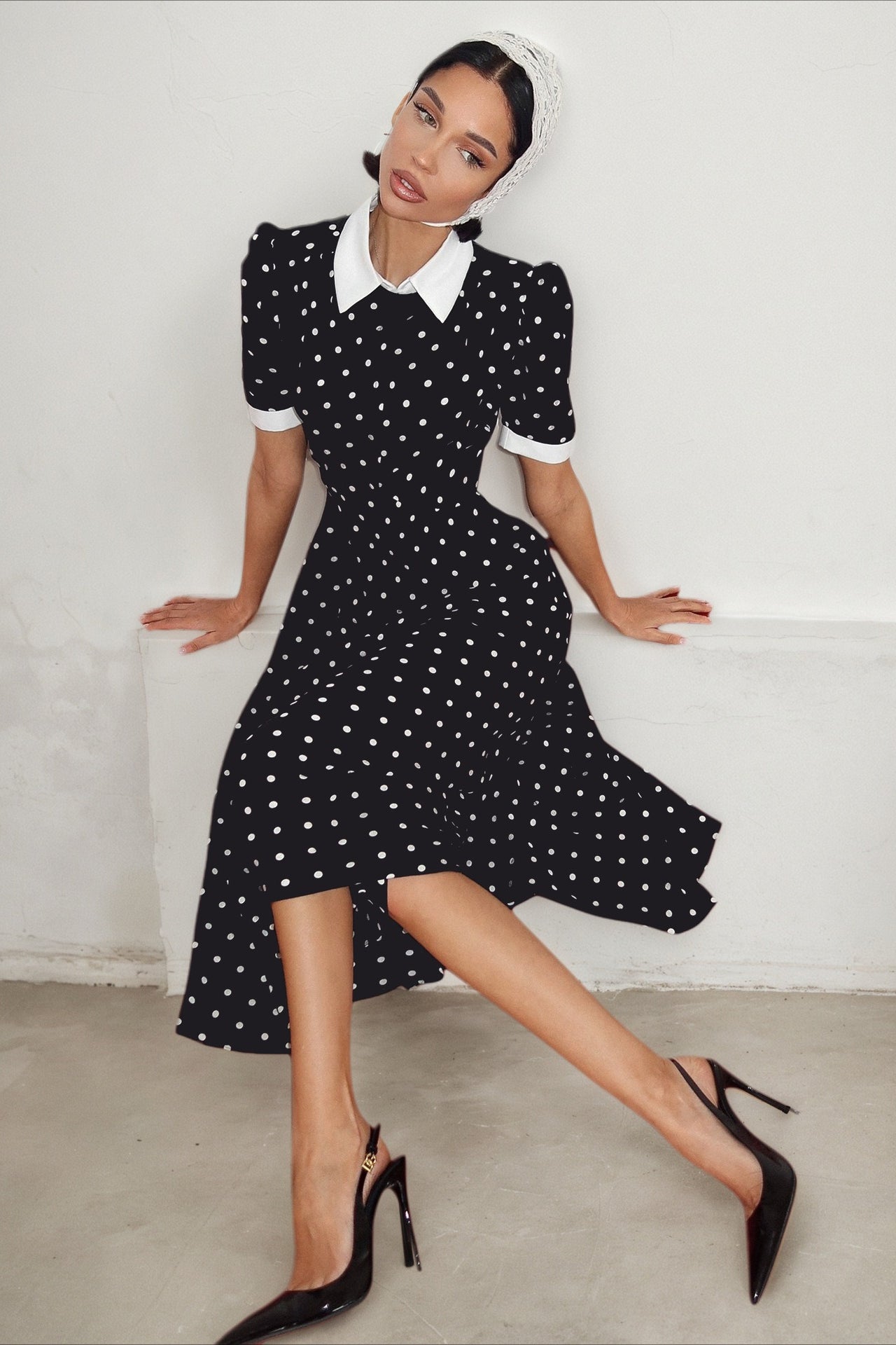 Chic Outfit Ideas Featuring a Polka Dot Maxi Dress for Every Occasion