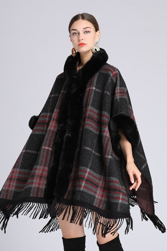 Going Out and Concert Outfit Inspo, Plus Size Hooded Wool Cape Coat