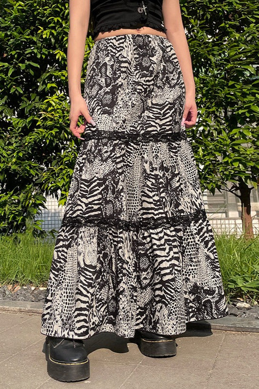 Vintage Flowy Tiered Maxi S: Perfect Going Out Outfits for Your Night Out