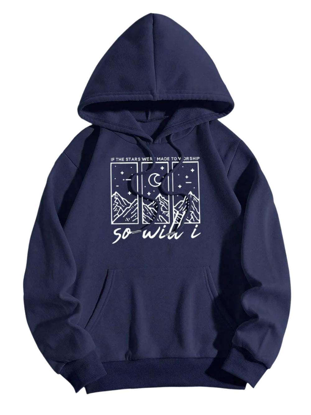 New Style Trends - Aesthetic Crimson Moonrise Hoodie - Outfit Ideas