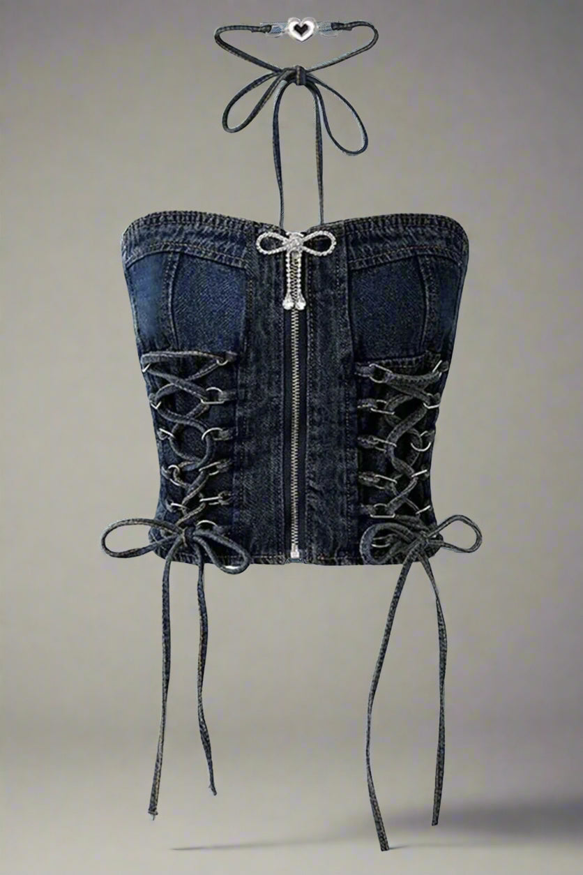 New Style Trends - Aesthetic Denim  Top - Outfit Ideas